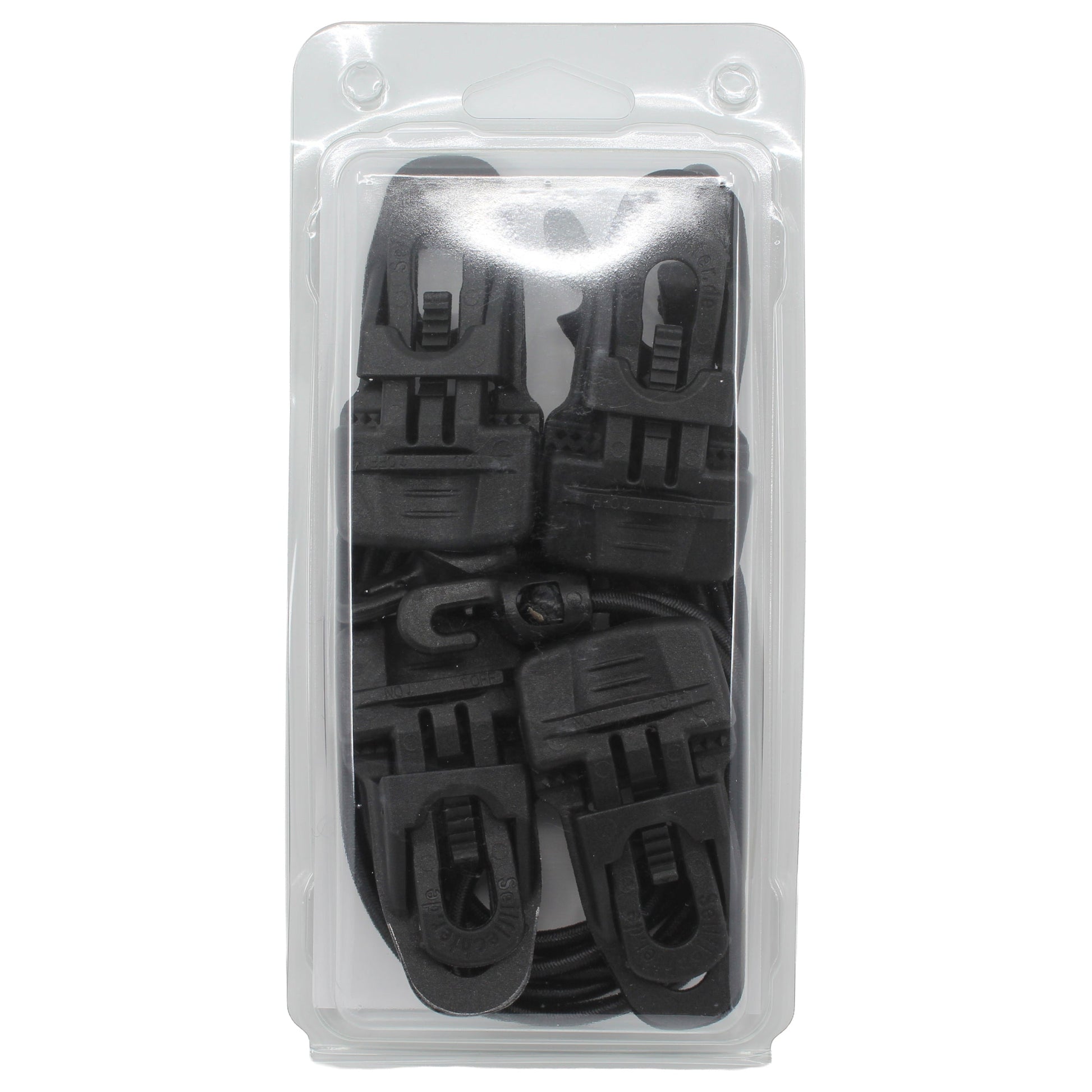 4 TORNADO®CLIP GROSS, SCHWARZ + 4 SEGELEINBINDER 4 MM, 26,5 CM Segeleinbinder SEILFLECHTER Tauwerk GmbH 