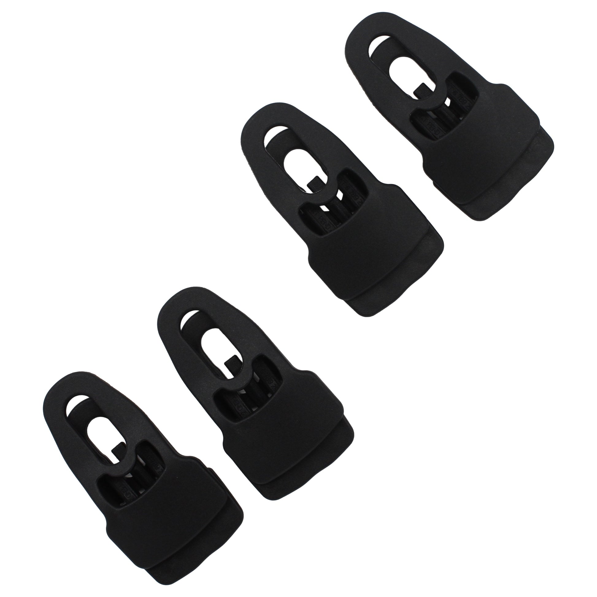 4 TORNADO®CLIP GROSS, SCHWARZ + 4 SEGELEINBINDER 4 MM, 26,5 CM Segeleinbinder SEILFLECHTER Tauwerk GmbH 