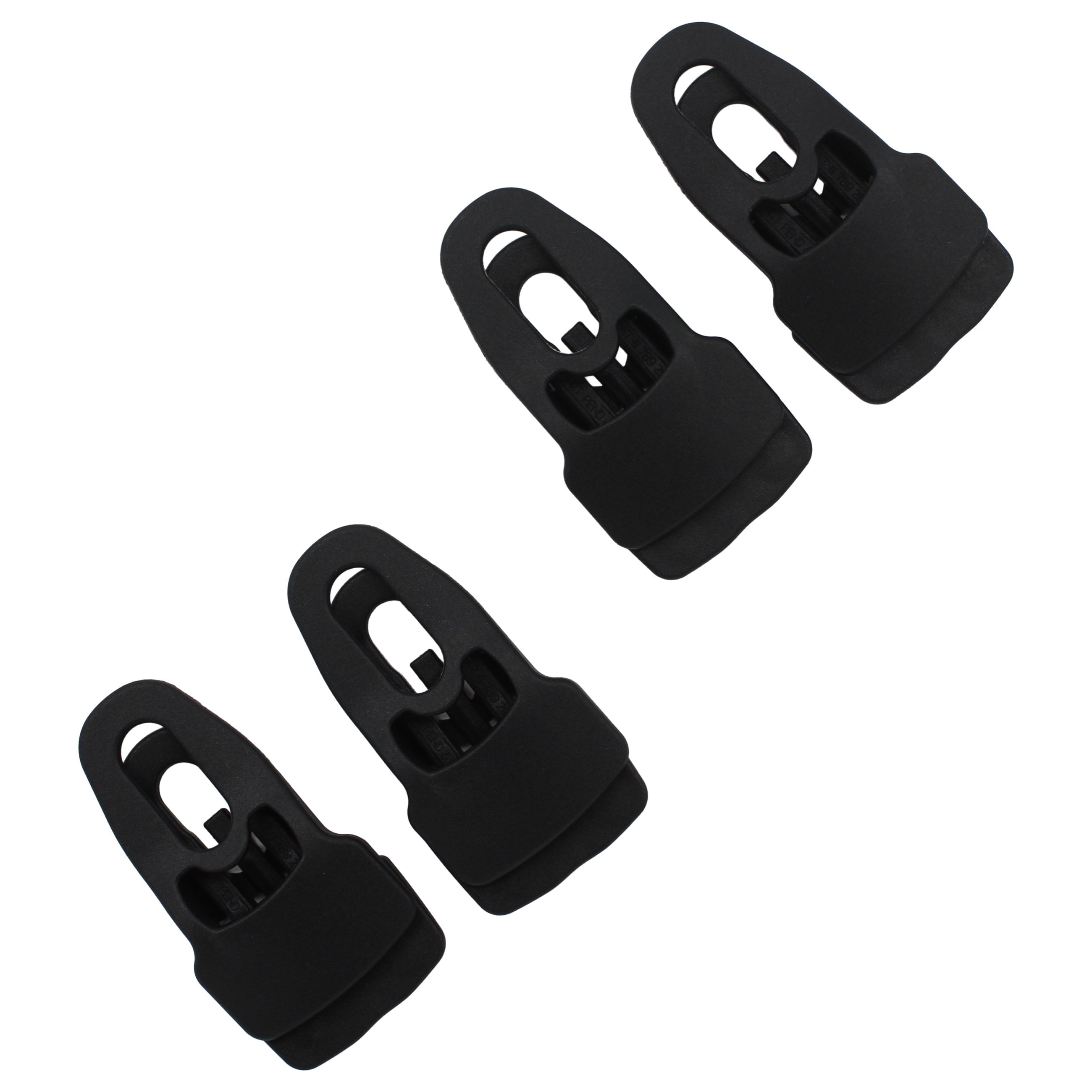 4 TORNADO®CLIP GROSS, SCHWARZ + 4 SEGELEINBINDER 4 MM, 26,5 CM Segeleinbinder SEILFLECHTER Tauwerk GmbH 