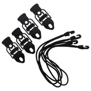 4 TORNADO®CLIP KLEIN, SCHWARZ +4 SEGELEINBINDER 4 MM, 26,5 CM Segeleinbinder SEILFLECHTER Tauwerk GmbH 