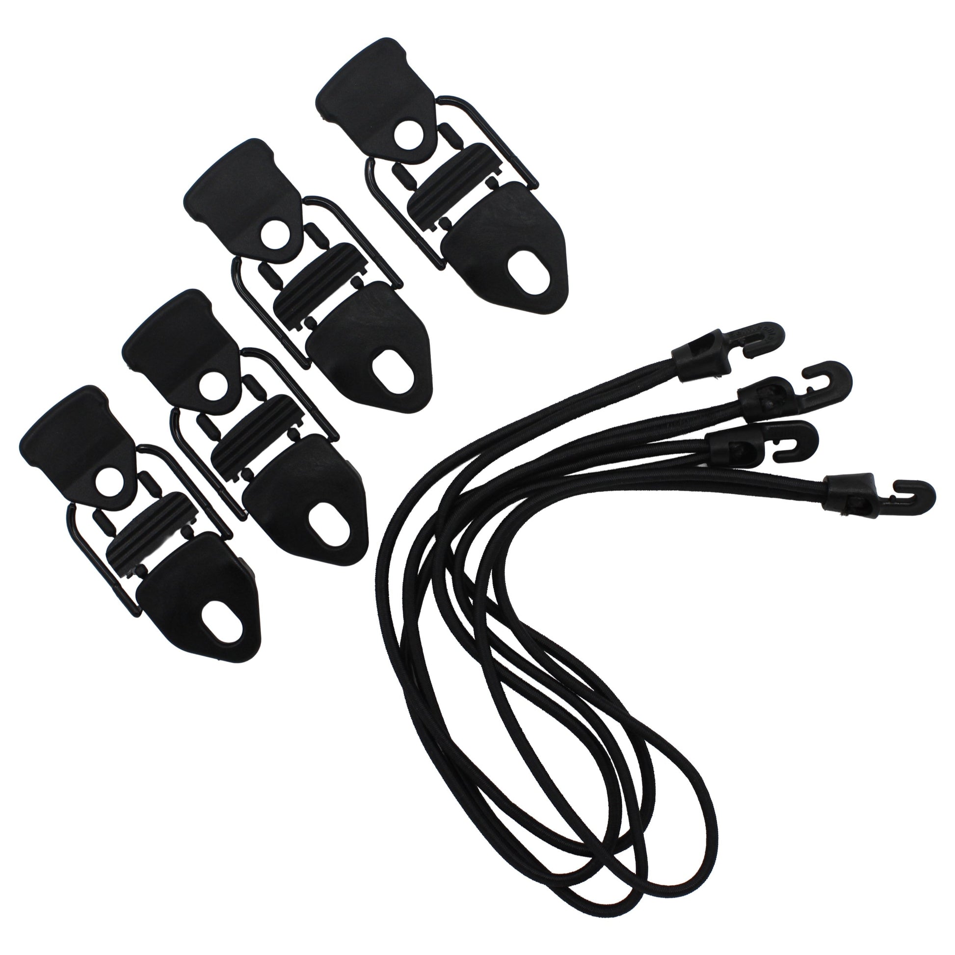 4 TORNADO®CLIP KLEIN, SCHWARZ +4 SEGELEINBINDER 4 MM, 26,5 CM Segeleinbinder SEILFLECHTER Tauwerk GmbH 