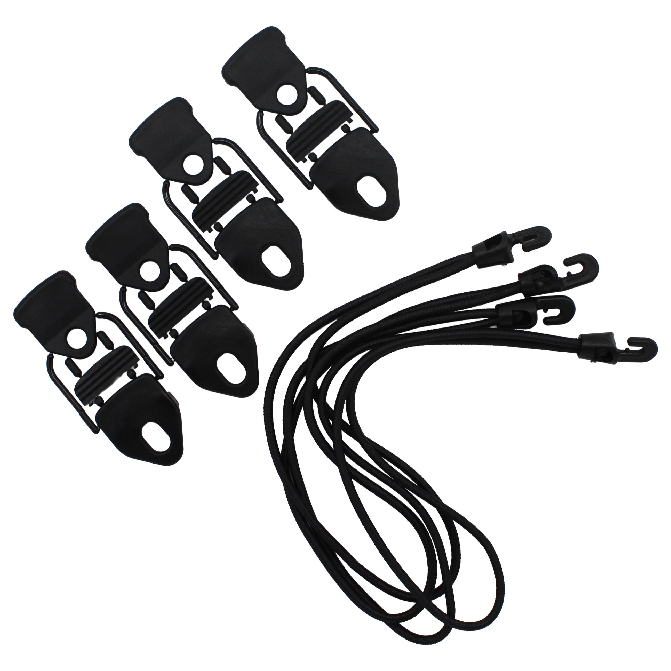 4 TORNADO®CLIP KLEIN, SCHWARZ +4 SEGELEINBINDER 4 MM, 26,5 CM Segeleinbinder SEILFLECHTER Tauwerk GmbH 