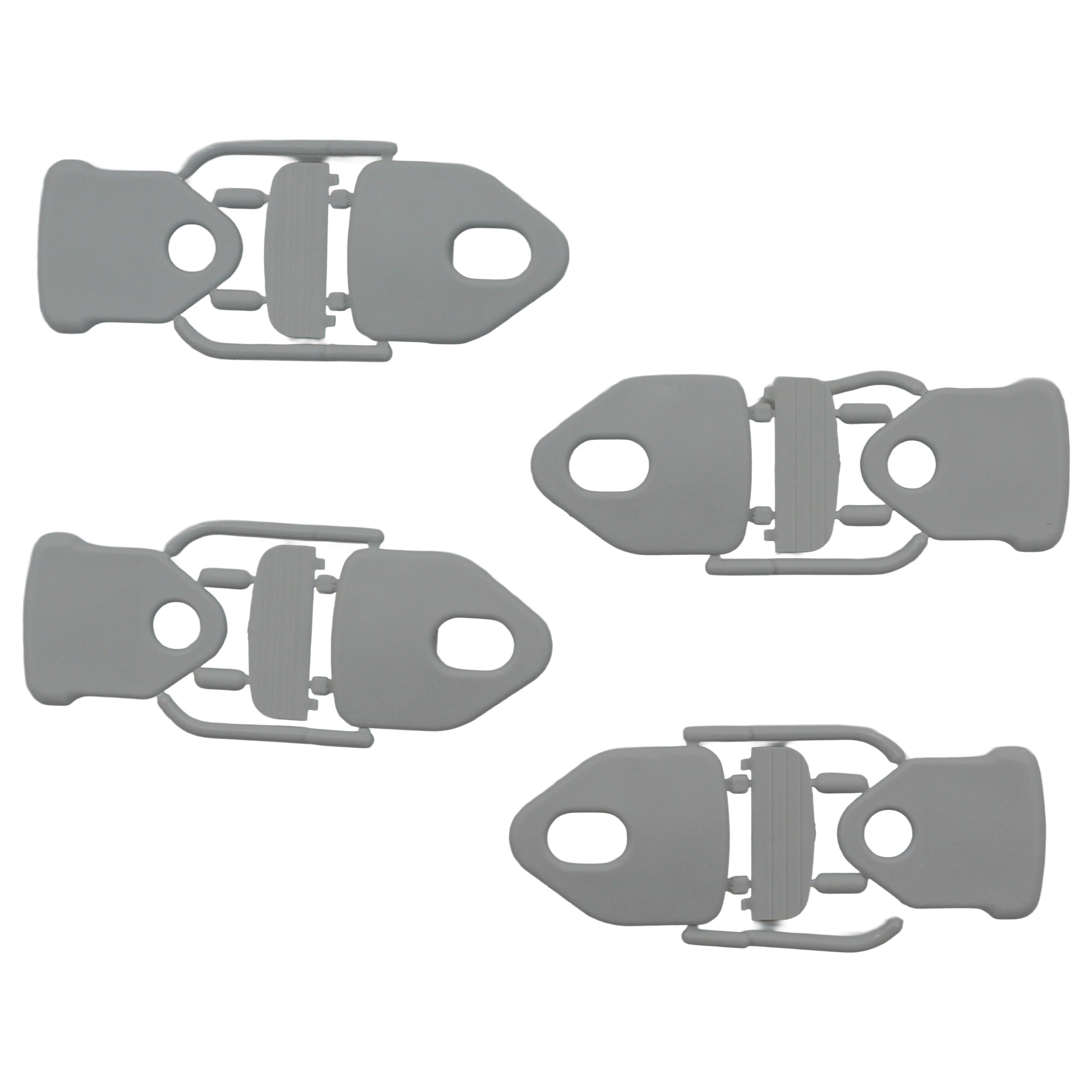 4 TORNADO®CLIP KLEIN, WEISS + 4 SEGELEINBINDER 4 MM, 26,5 CM Segeleinbinder SEILFLECHTER Tauwerk GmbH 