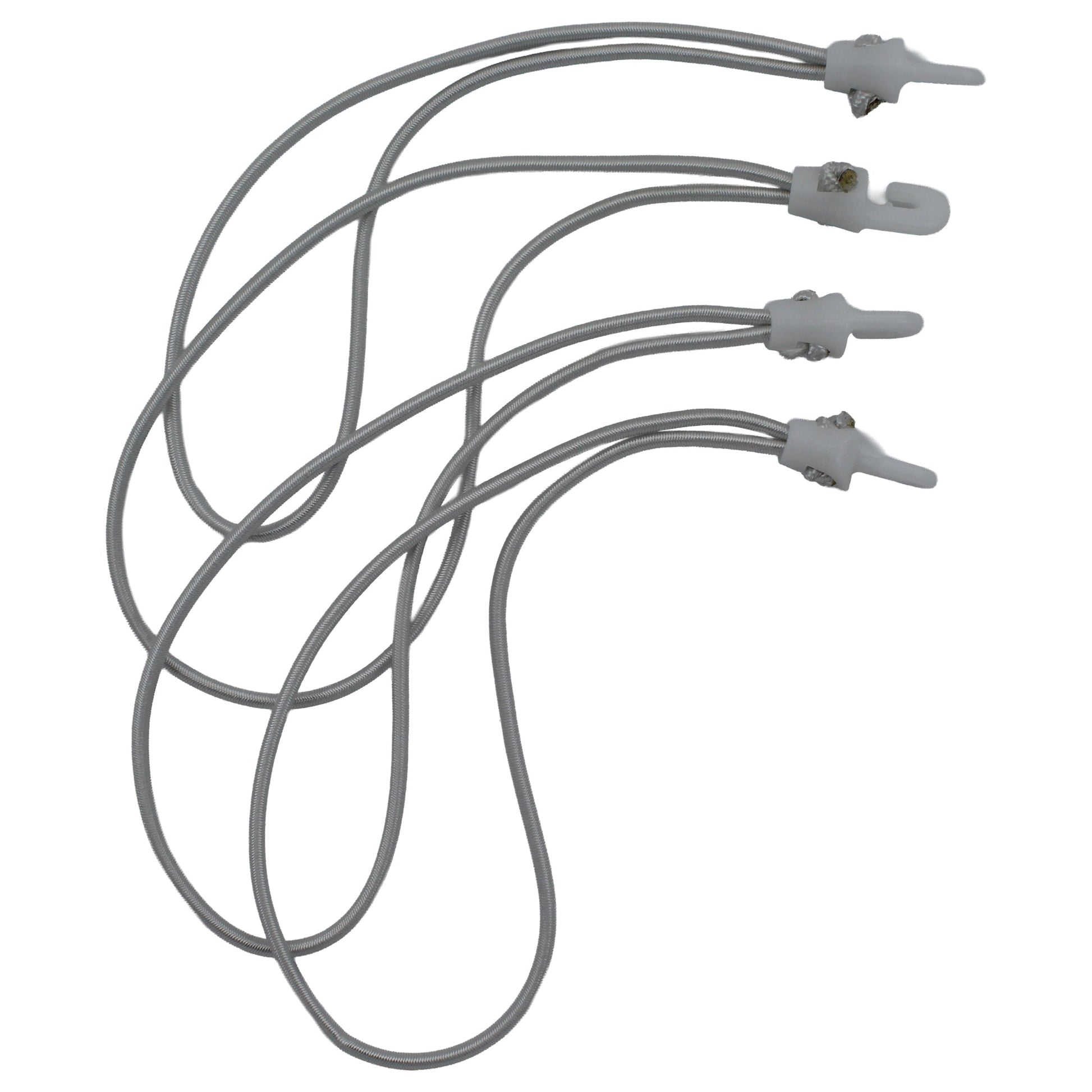 4 TORNADO®CLIP KLEIN, WEISS + 4 SEGELEINBINDER 4 MM, 26,5 CM Segeleinbinder SEILFLECHTER Tauwerk GmbH 