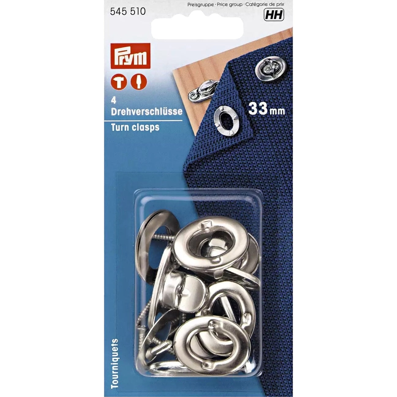 4er Set Drehverschlüsse Verschlüsse Seilflechter 