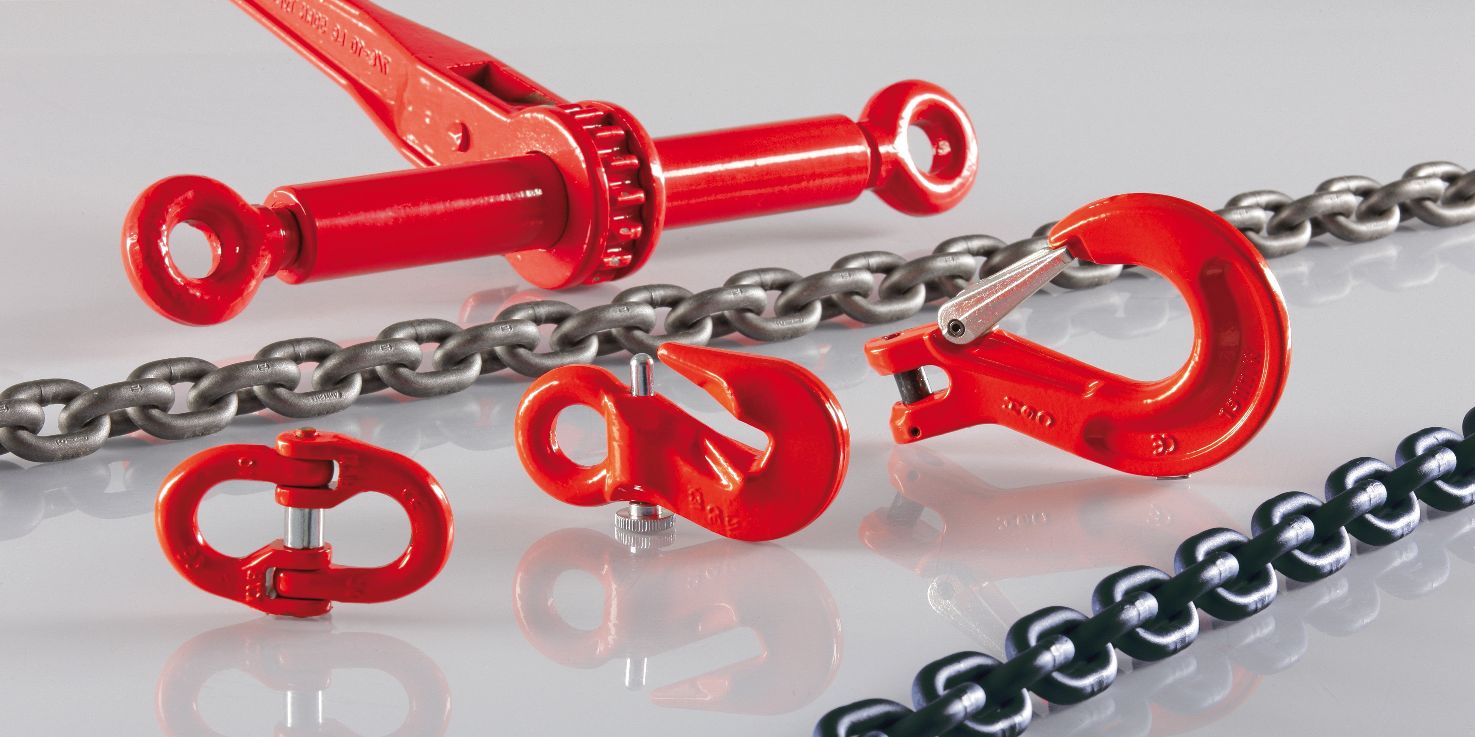 8 mm Zurrkette mit Ratschenspanner Zurrketten Seilflechter 