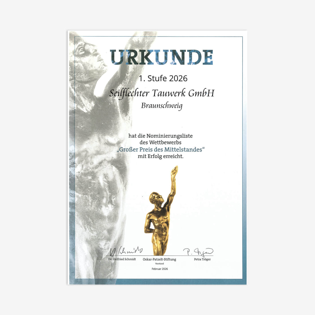 Nominierung Großer Preis des Mittelstandes (2026)