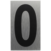 ALU-SCHILD "0" Alu-Schilder Zahlen SEILFLECHTER Tauwerk GmbH 