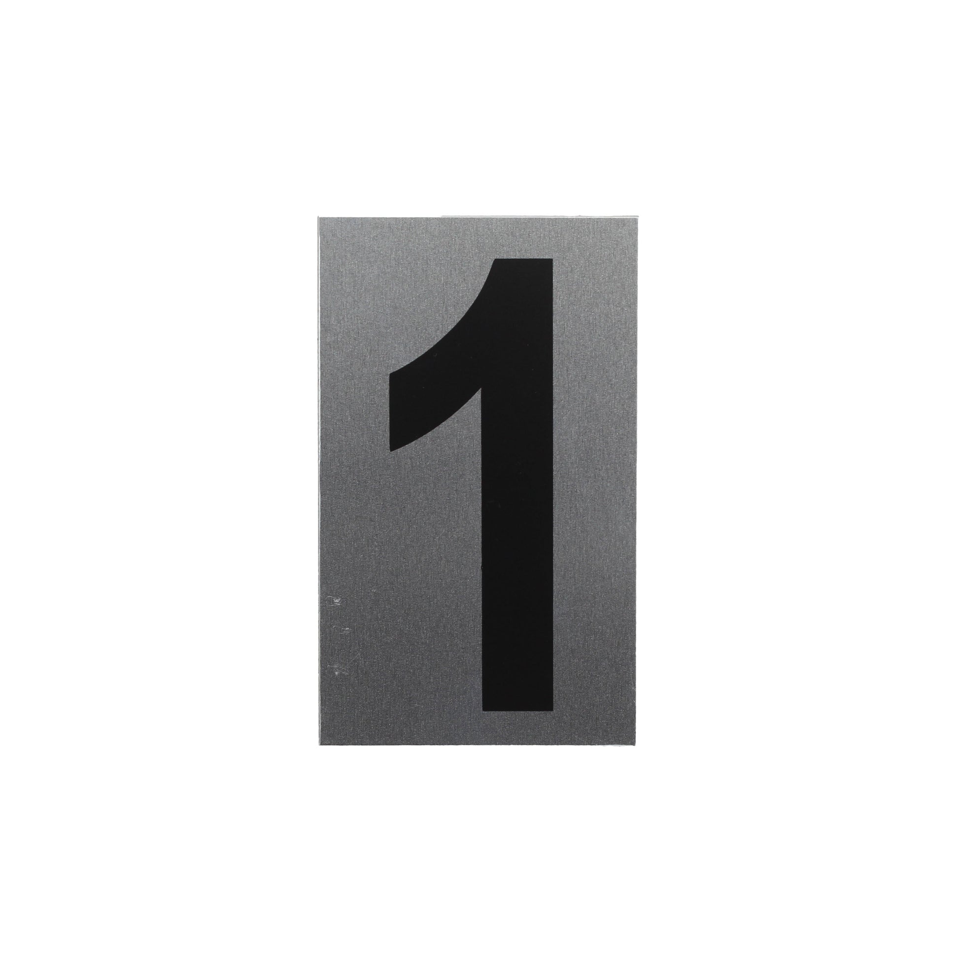 ALU-SCHILD "1" Alu-Schilder Zahlen SEILFLECHTER Tauwerk GmbH 