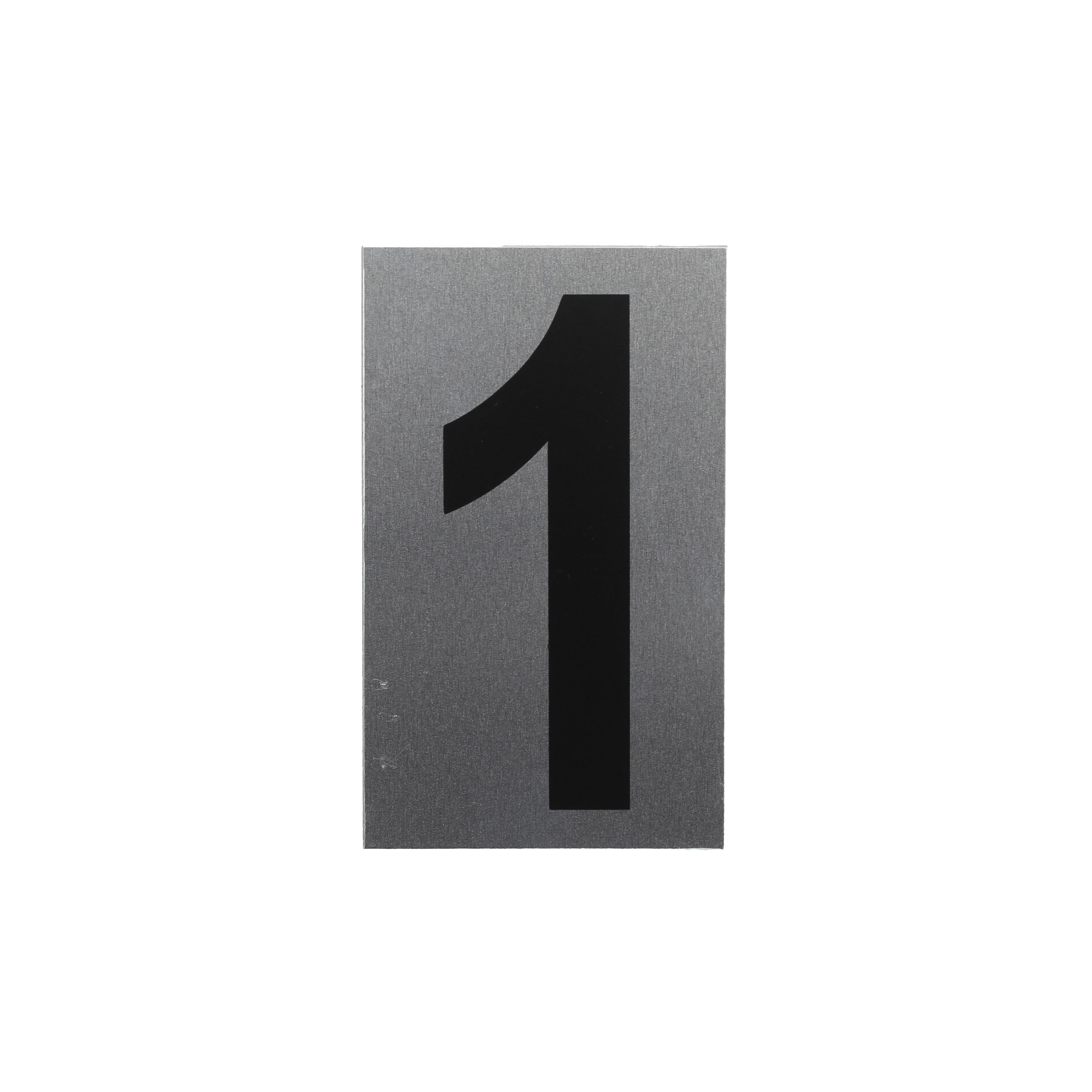 ALU-SCHILD "1" Alu-Schilder Zahlen SEILFLECHTER Tauwerk GmbH 