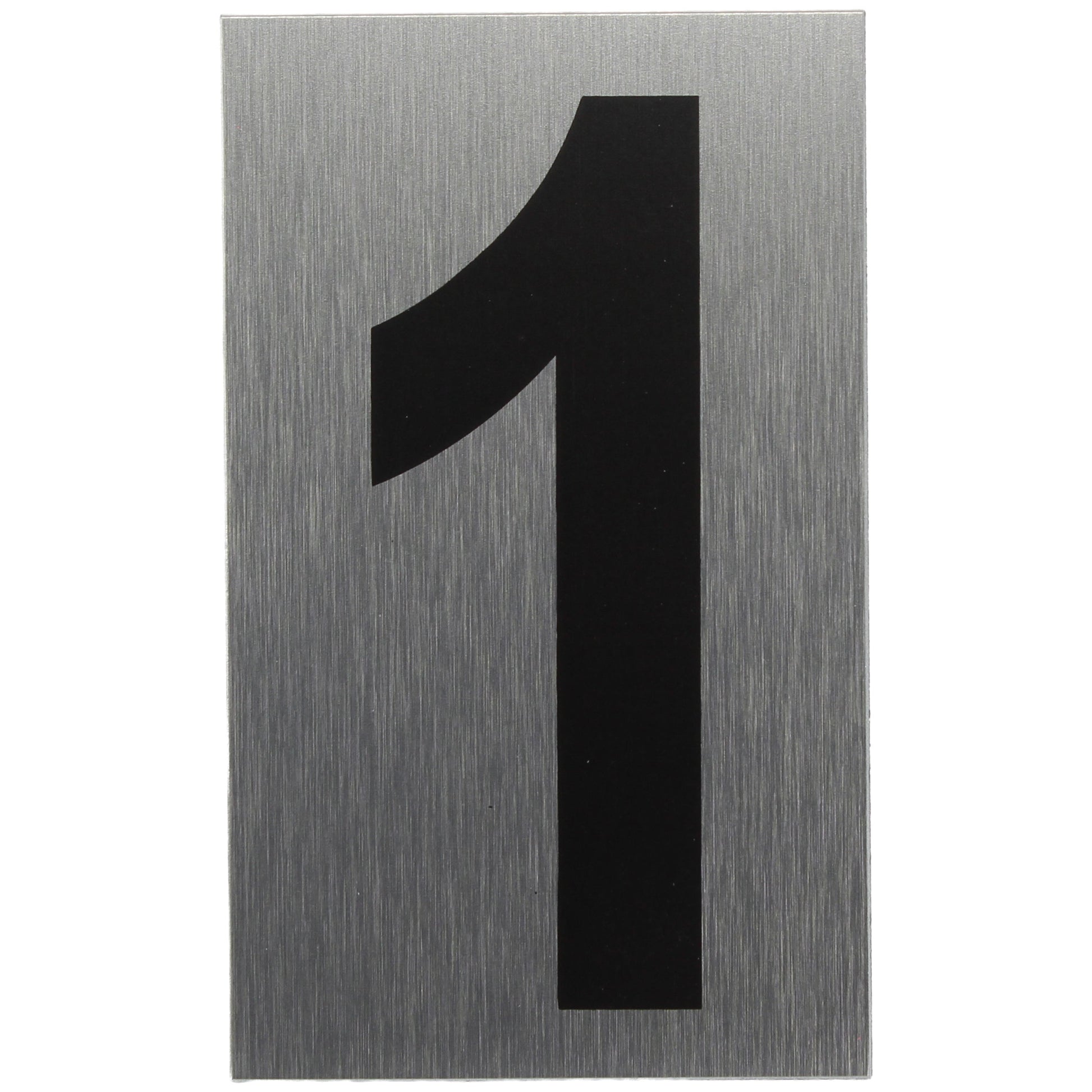 ALU-SCHILD "1" Alu-Schilder Zahlen SEILFLECHTER Tauwerk GmbH 