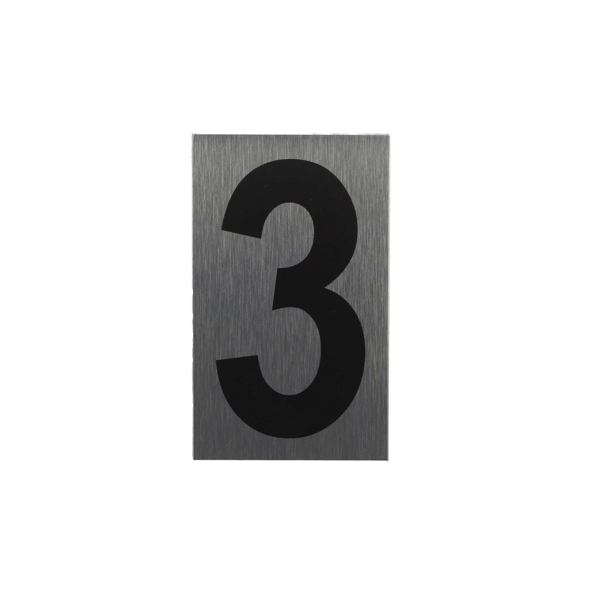 ALU-SCHILD "3" Alu-Schilder Zahlen SEILFLECHTER Tauwerk GmbH 
