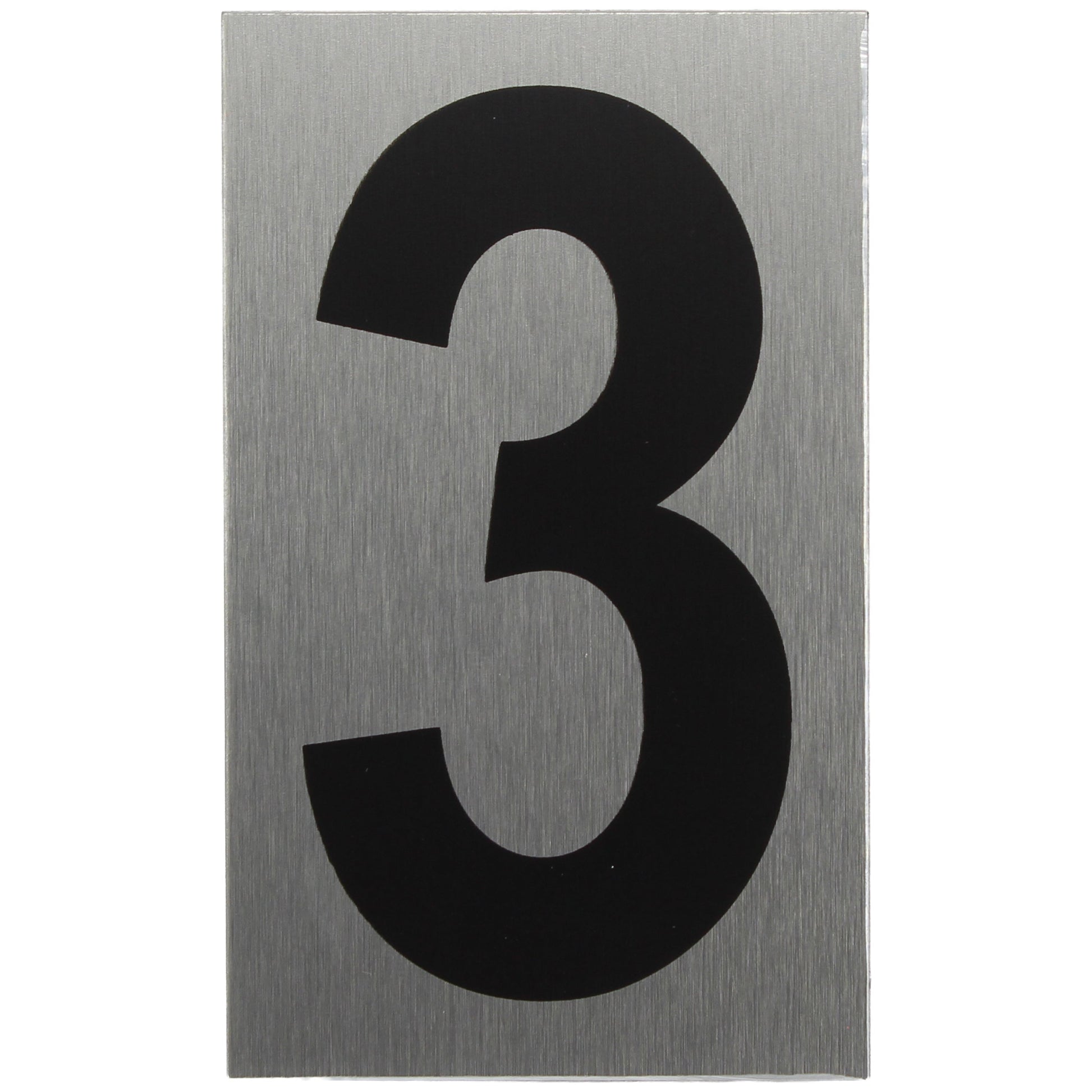 ALU-SCHILD "3" Alu-Schilder Zahlen SEILFLECHTER Tauwerk GmbH 
