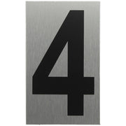 ALU-SCHILD "4" Alu-Schilder Zahlen SEILFLECHTER Tauwerk GmbH 
