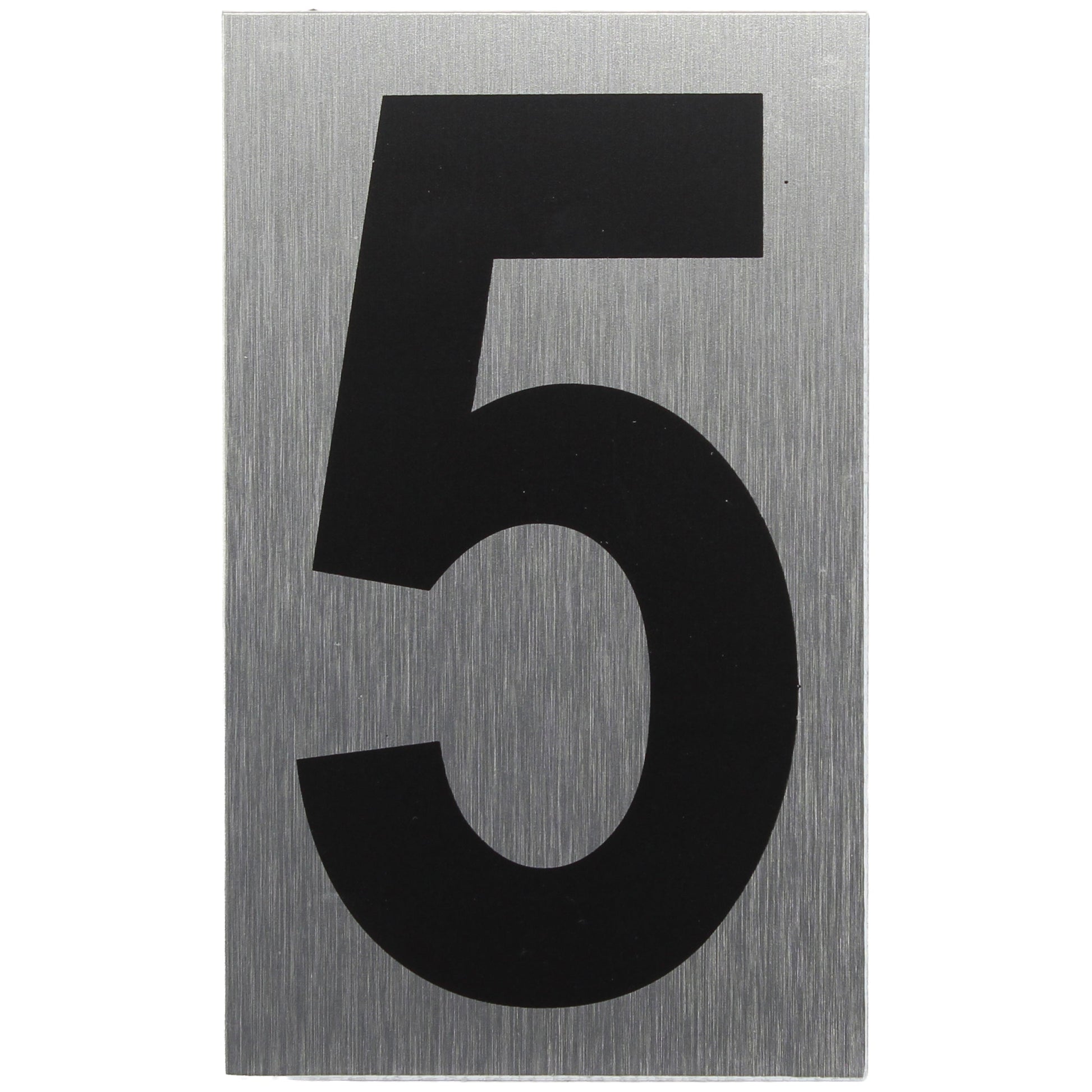 ALU-SCHILD "5" Alu-Schilder Zahlen SEILFLECHTER Tauwerk GmbH 