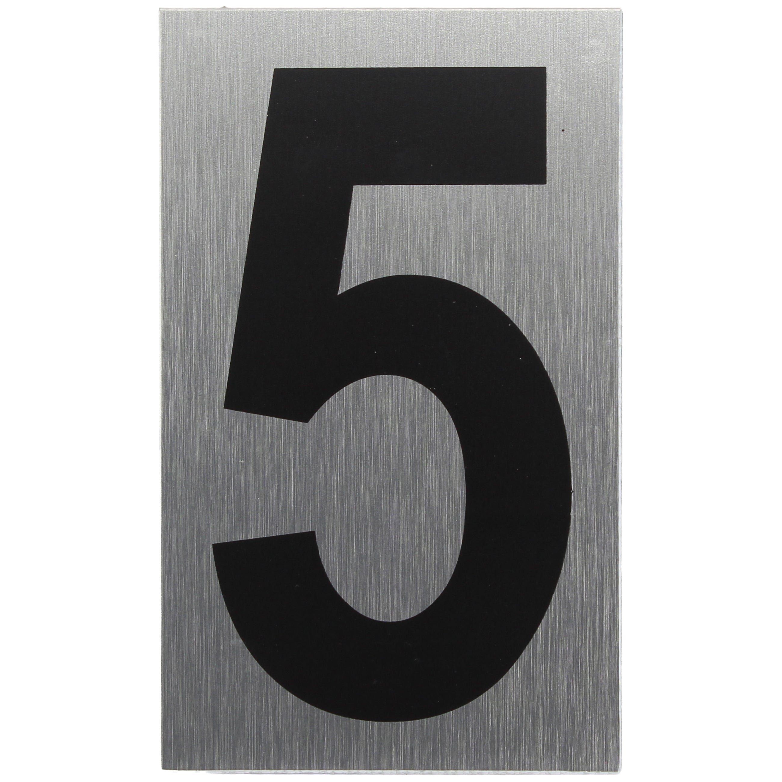 ALU-SCHILD "5" Alu-Schilder Zahlen SEILFLECHTER Tauwerk GmbH 
