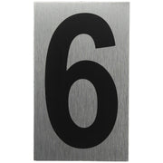 ALU-SCHILD "6" Alu-Schilder Zahlen SEILFLECHTER Tauwerk GmbH 
