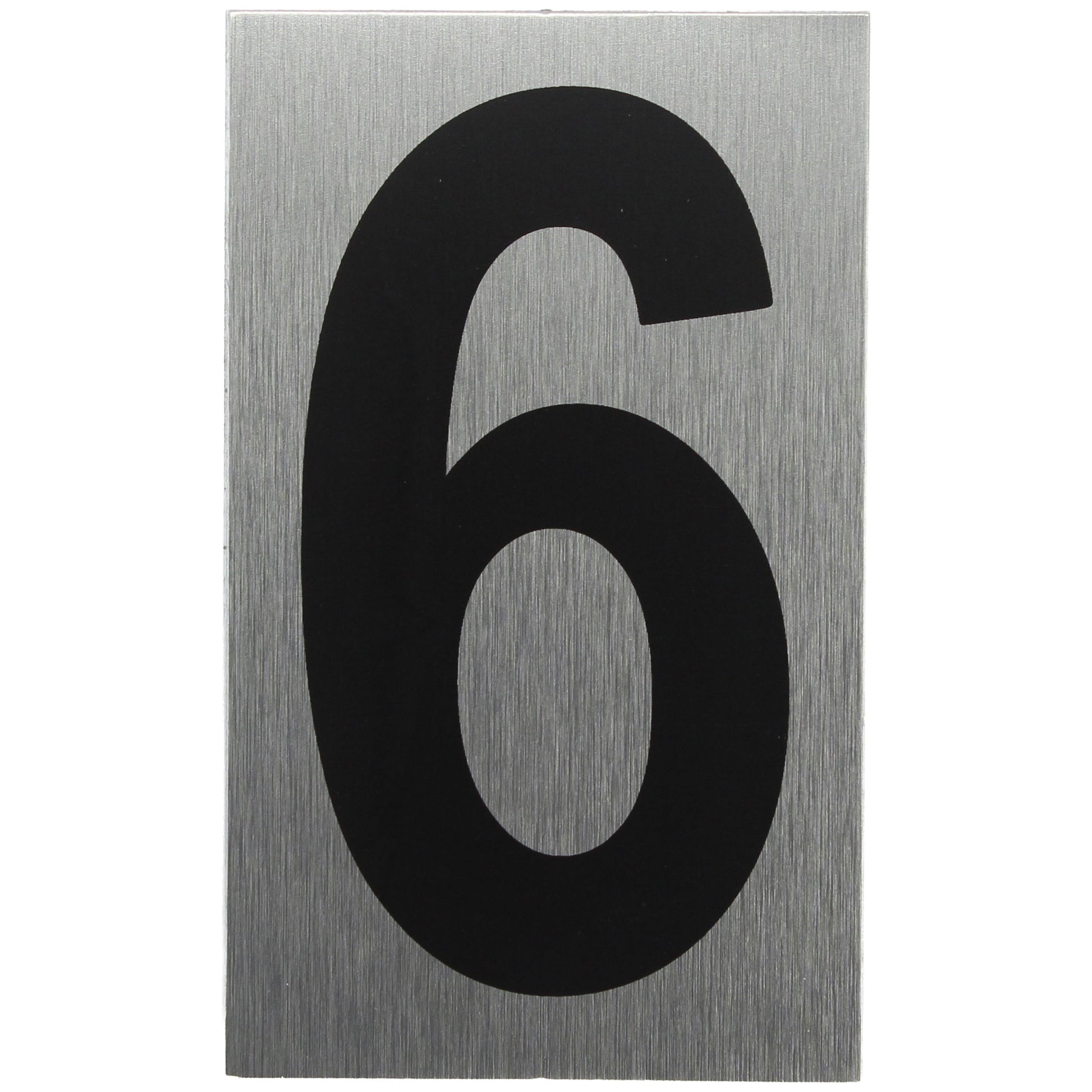 ALU-SCHILD "6" Alu-Schilder Zahlen SEILFLECHTER Tauwerk GmbH 