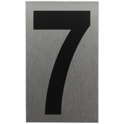 ALU-SCHILD "7" Alu-Schilder Zahlen SEILFLECHTER Tauwerk GmbH 