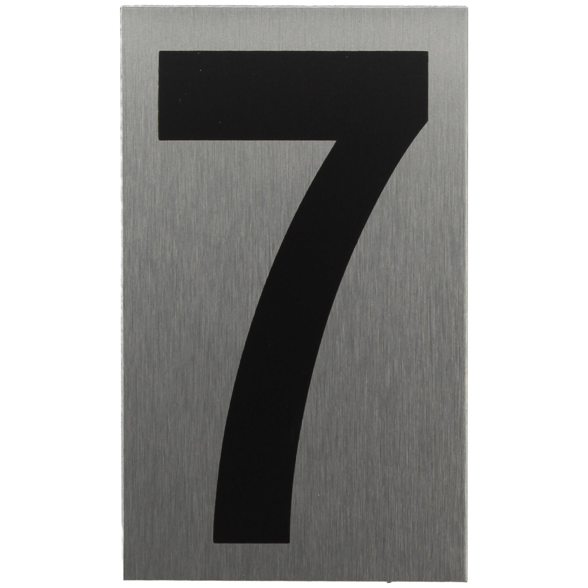 ALU-SCHILD "7" Alu-Schilder Zahlen SEILFLECHTER Tauwerk GmbH 