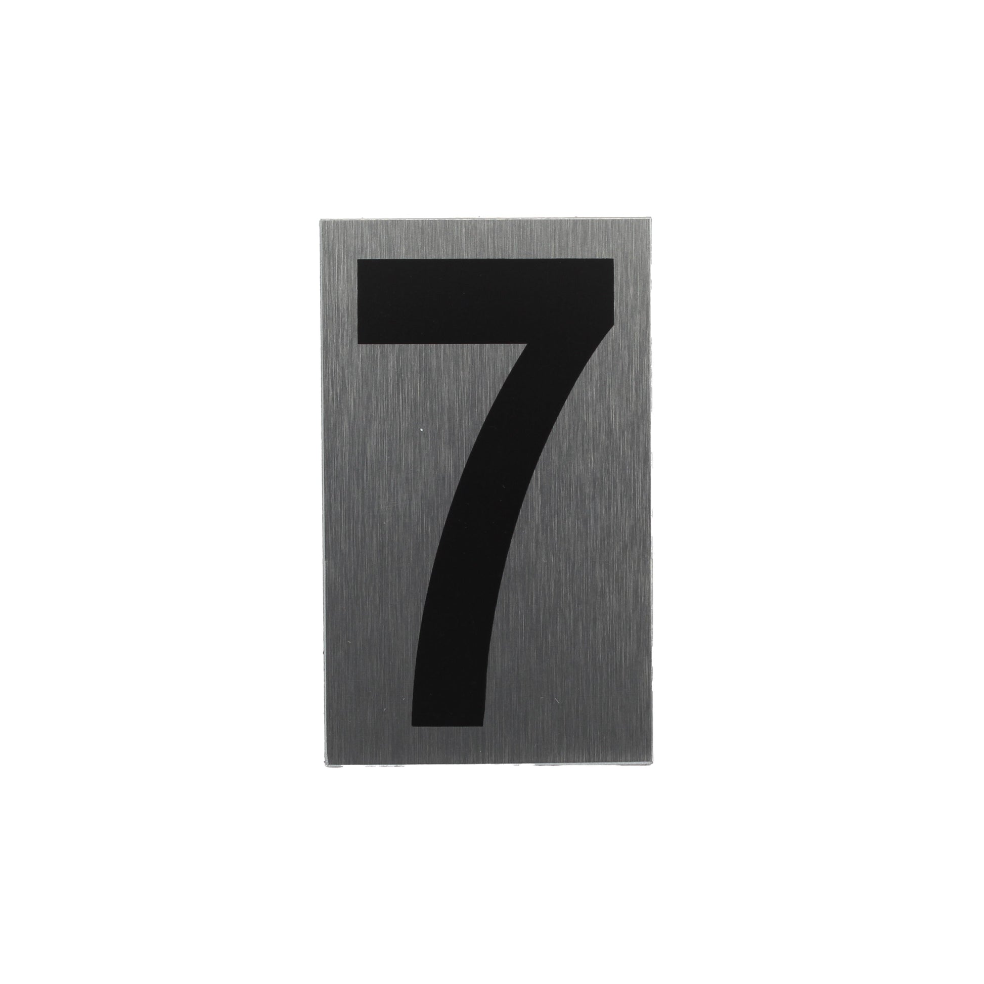 ALU-SCHILD "7" Alu-Schilder Zahlen SEILFLECHTER Tauwerk GmbH 