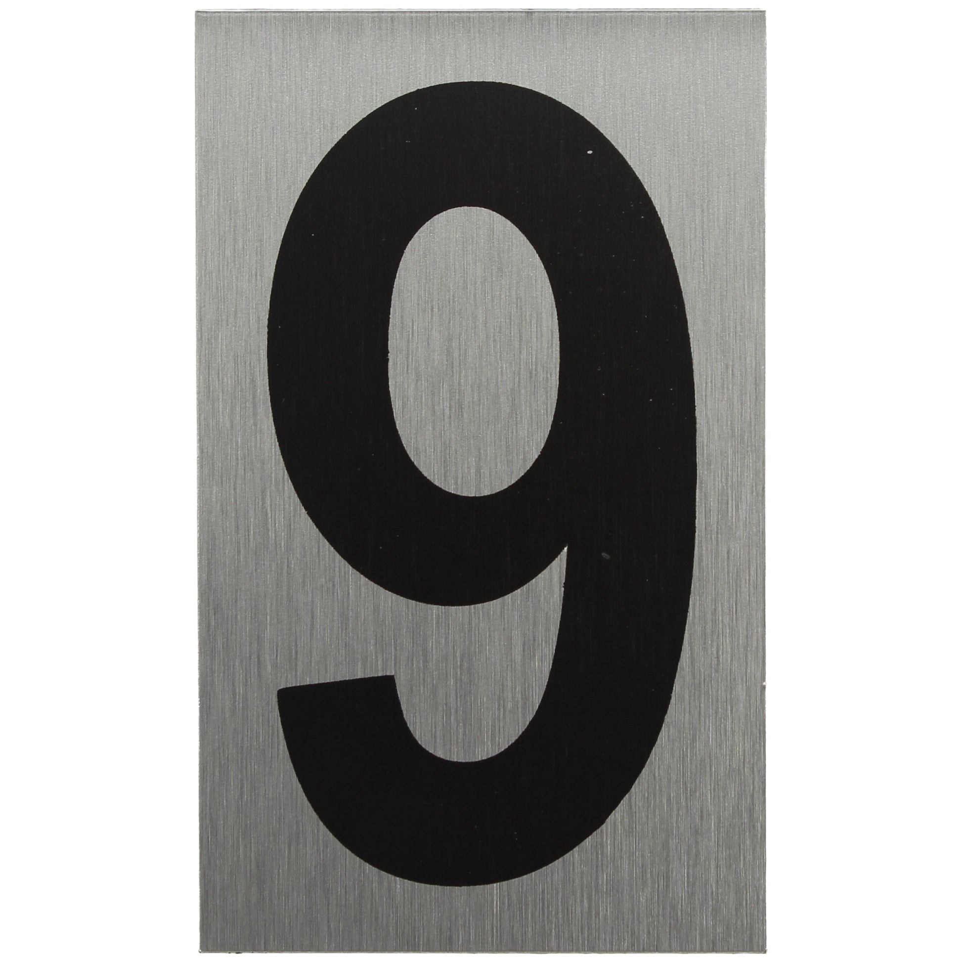 ALU-SCHILD "9" Alu-Schilder Zahlen SEILFLECHTER Tauwerk GmbH 