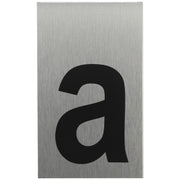 ALU-SCHILD "a" Alu-Schilder Buchstaben SEILFLECHTER Tauwerk GmbH 