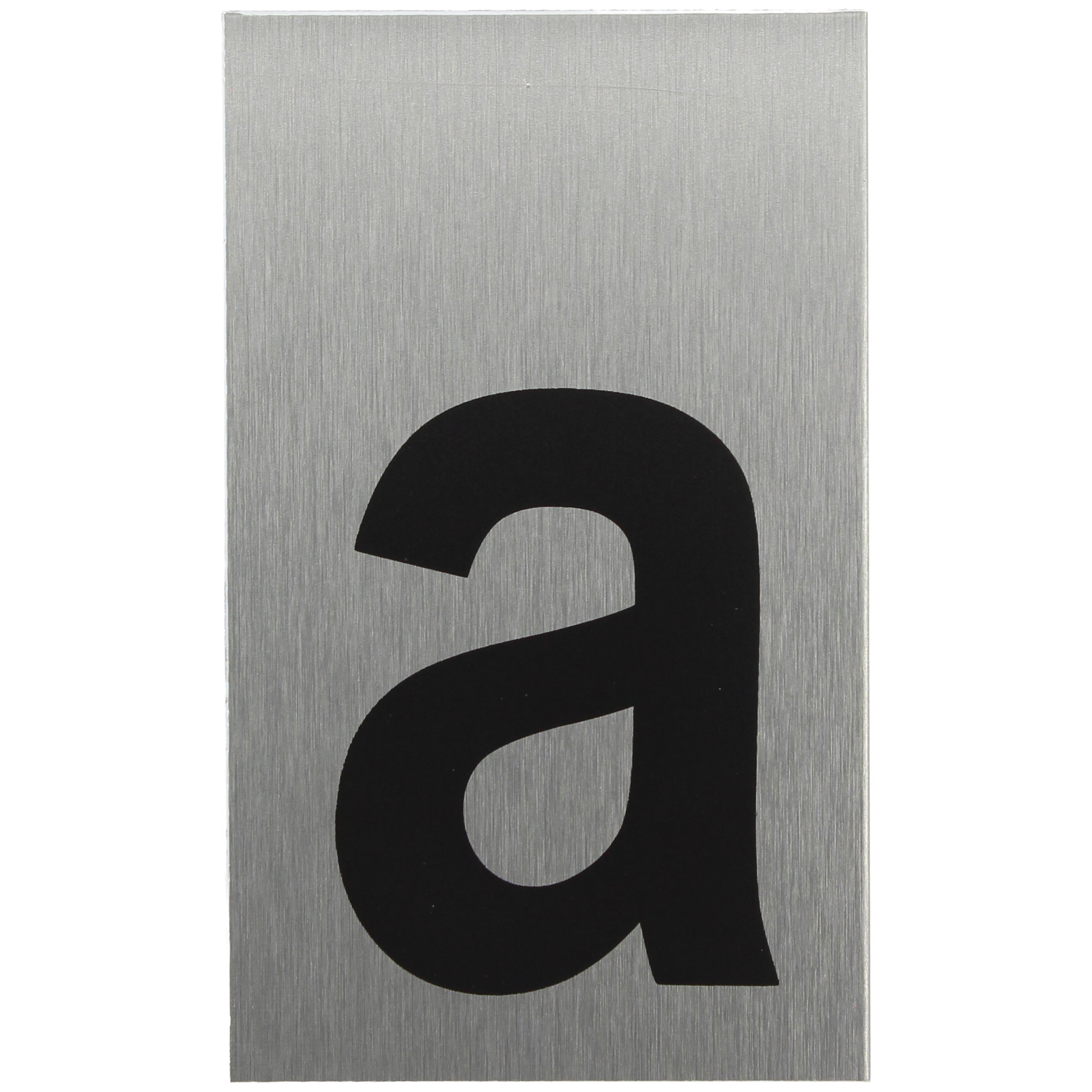 ALU-SCHILD "a" Alu-Schilder Buchstaben SEILFLECHTER Tauwerk GmbH 
