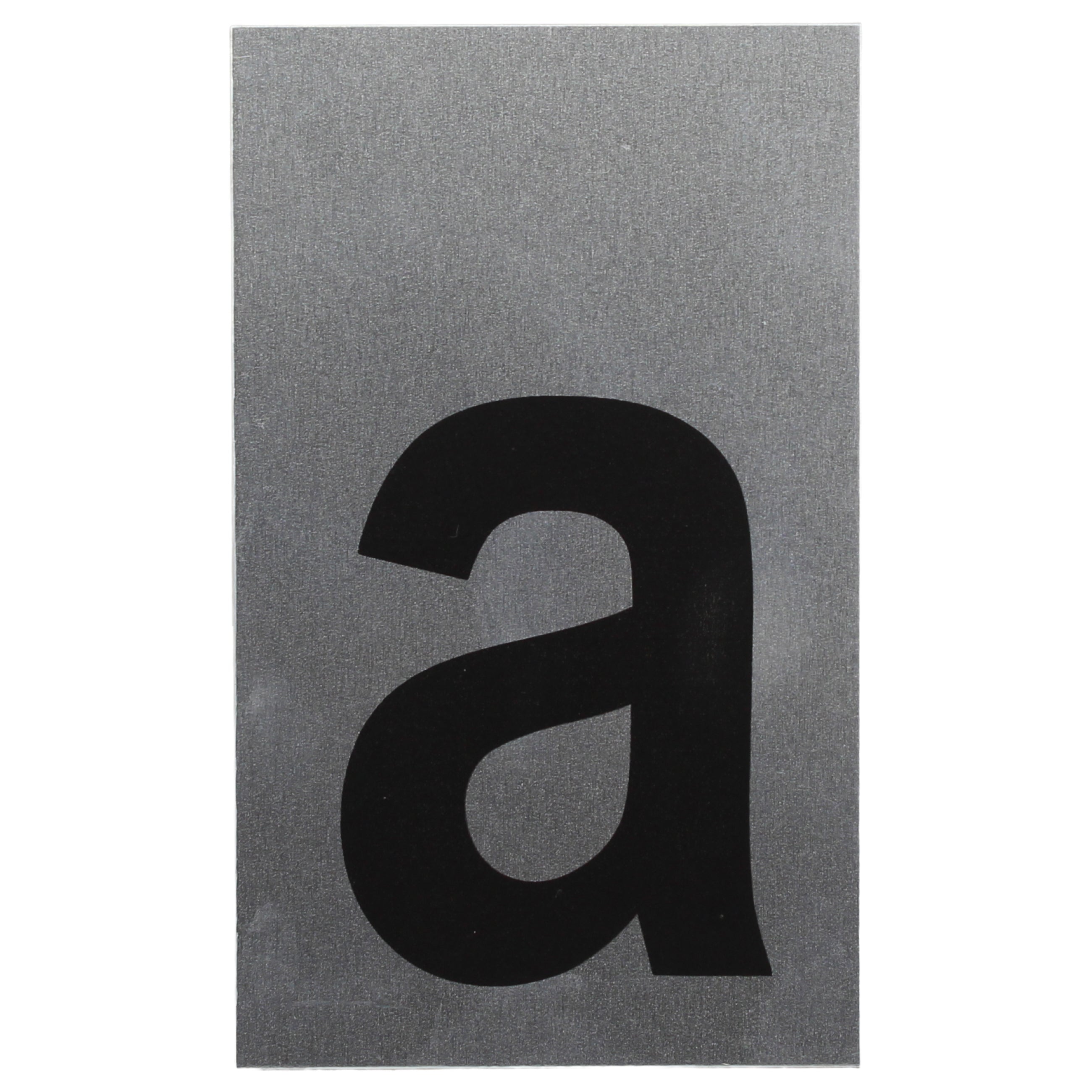 ALU-SCHILD "a" Alu-Schilder Buchstaben SEILFLECHTER Tauwerk GmbH 