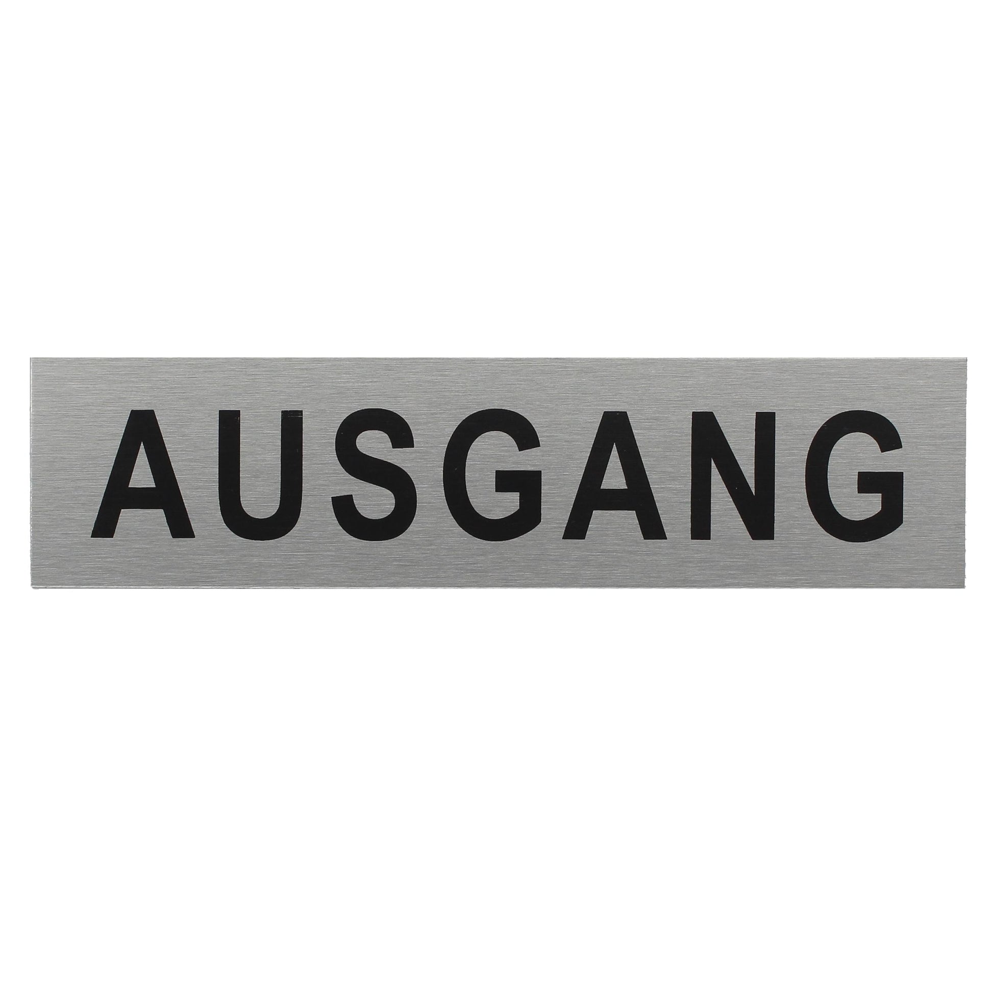 ALU-SCHILD "AUSGANG" Alu-Schilder Hinweise SEILFLECHTER Tauwerk GmbH 
