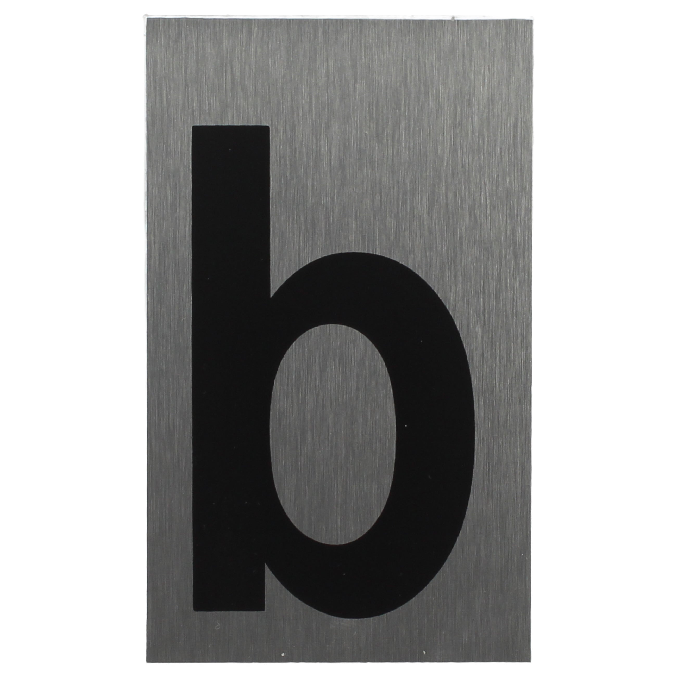 ALU-SCHILD "b" Alu-Schilder Buchstaben SEILFLECHTER Tauwerk GmbH 