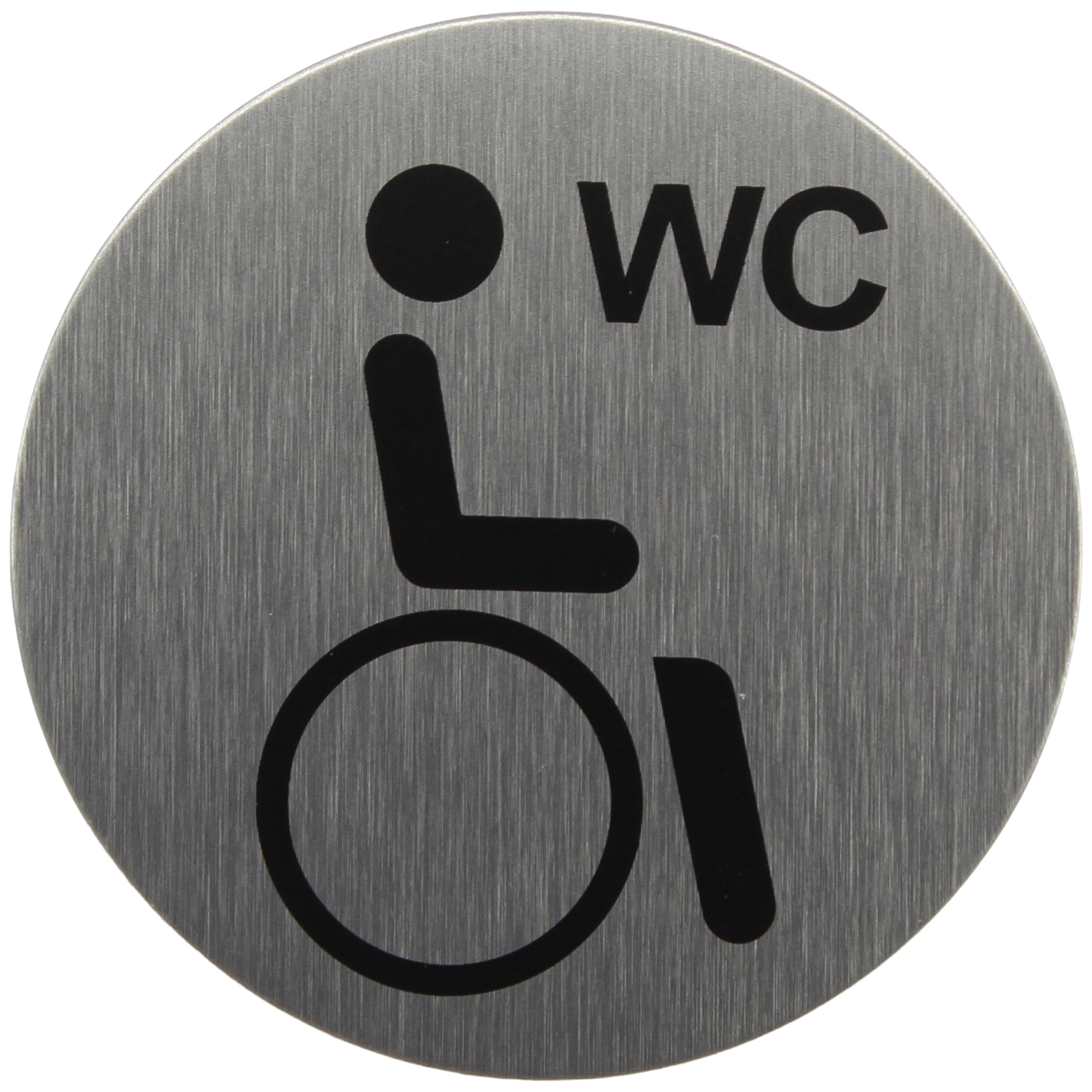 ALU-SCHILD "BEHINDERTEN WC" Alu-Schilder Hinweise SEILFLECHTER Tauwerk GmbH 