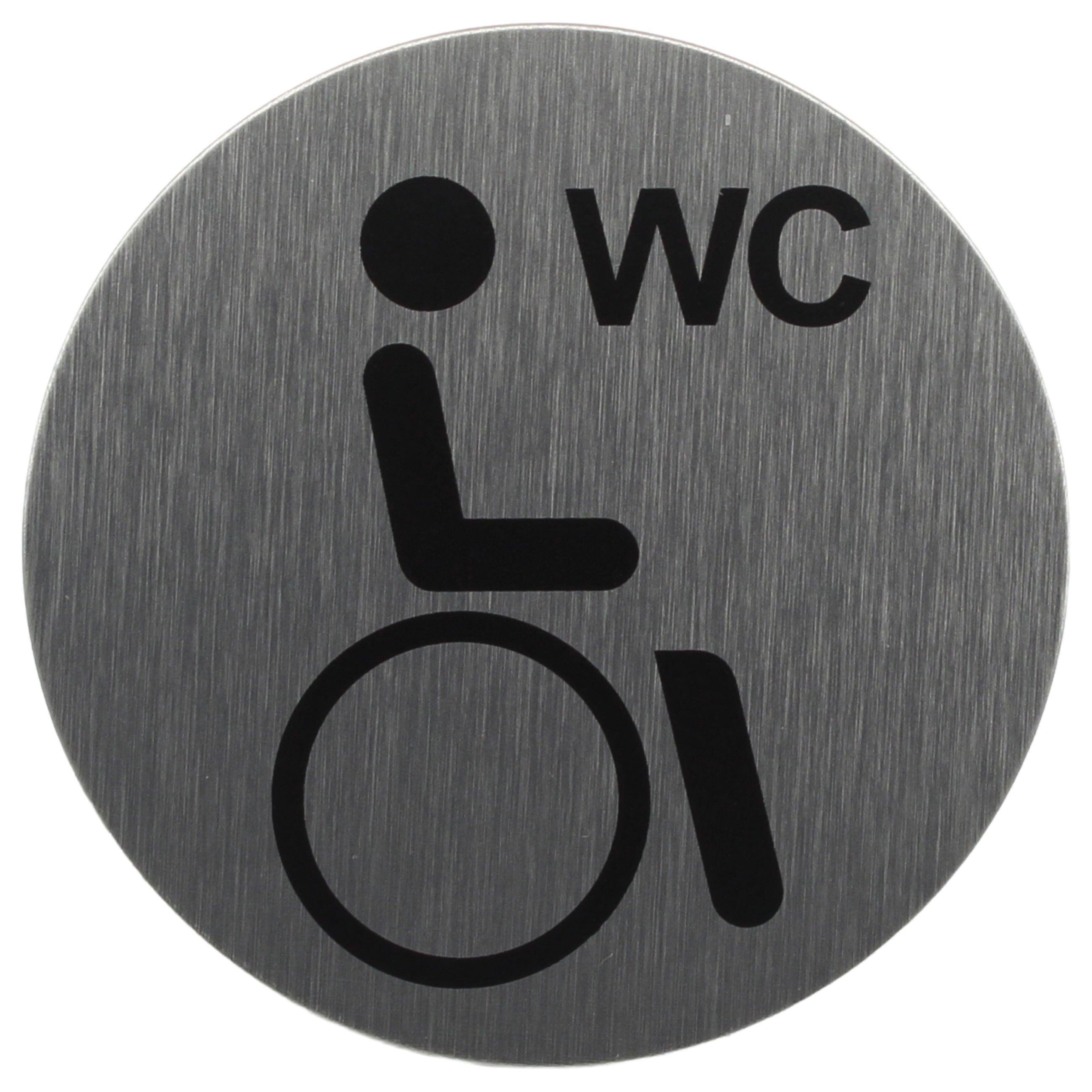 ALU-SCHILD "BEHINDERTEN WC" Alu-Schilder Hinweise SEILFLECHTER Tauwerk GmbH 