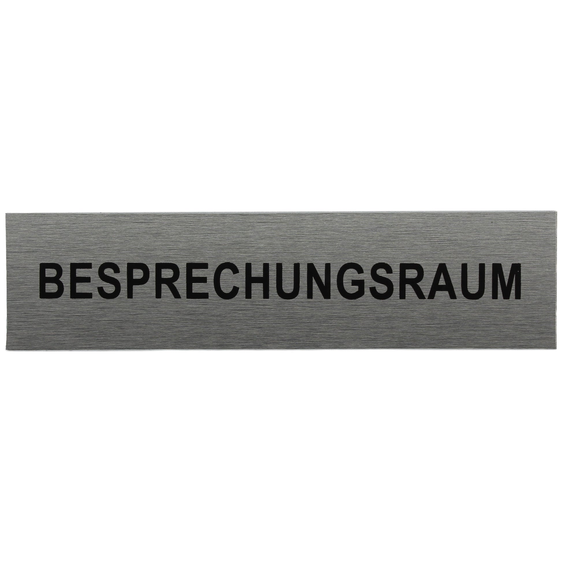 ALU-SCHILD "BESPRECHUNGSRAUM" Alu-Schilder Hinweise SEILFLECHTER Tauwerk GmbH 