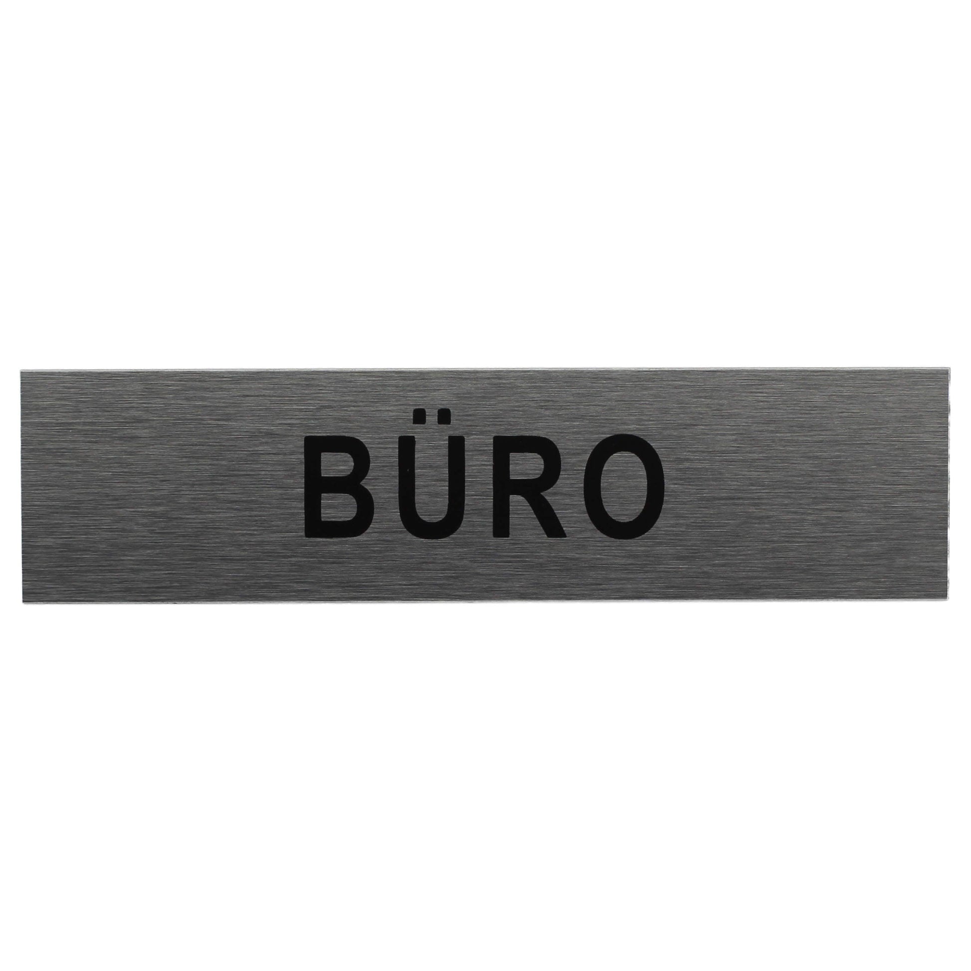 ALU-SCHILD "BÜRO" Alu-Schilder Hinweise SEILFLECHTER Tauwerk GmbH 