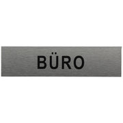 ALU-SCHILD "BÜRO" Alu-Schilder Hinweise SEILFLECHTER Tauwerk GmbH 