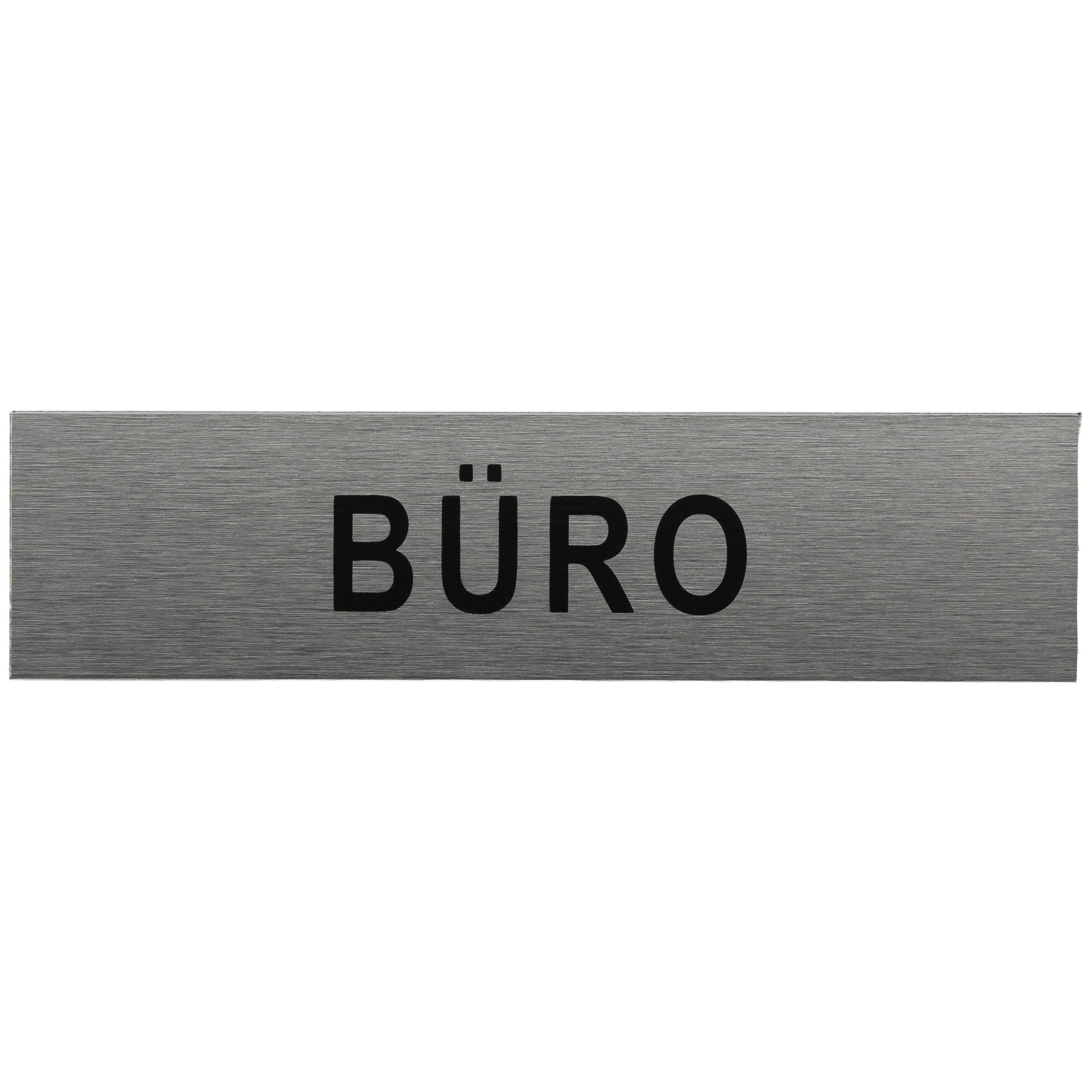 ALU-SCHILD "BÜRO" Alu-Schilder Hinweise SEILFLECHTER Tauwerk GmbH 