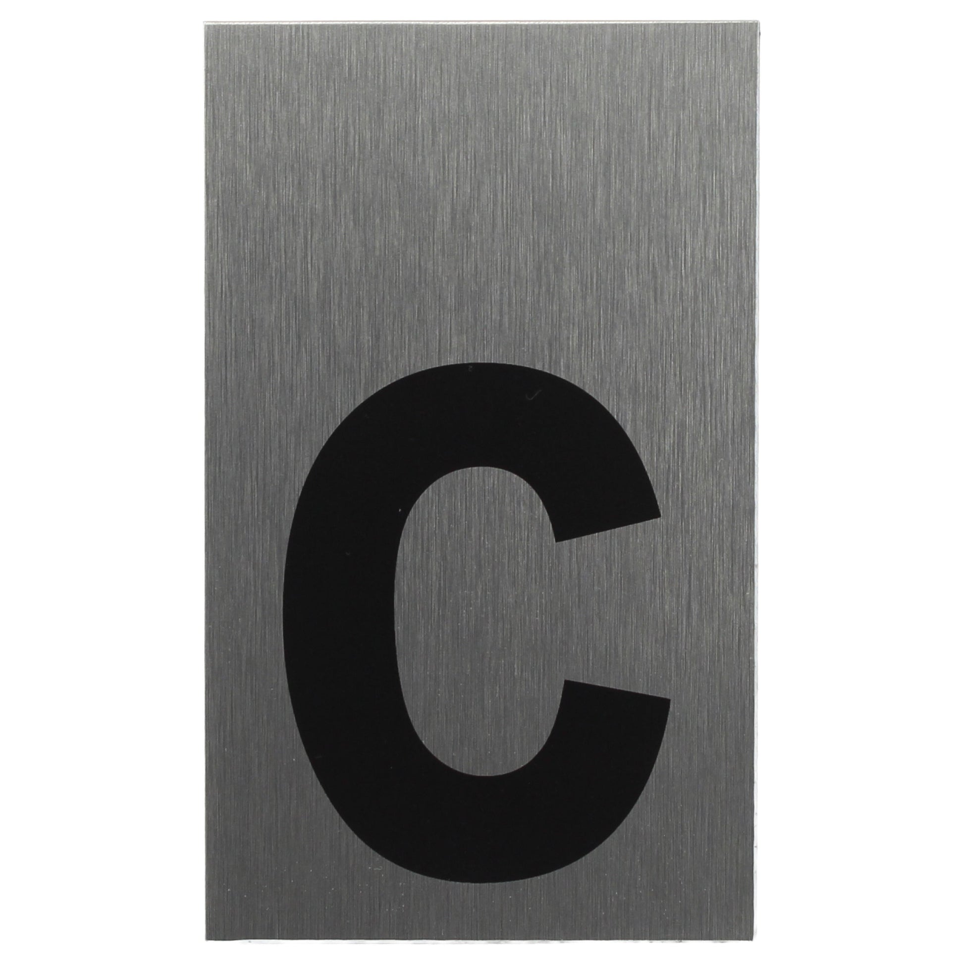 ALU-SCHILD "c" Alu-Schilder Buchstaben SEILFLECHTER Tauwerk GmbH 