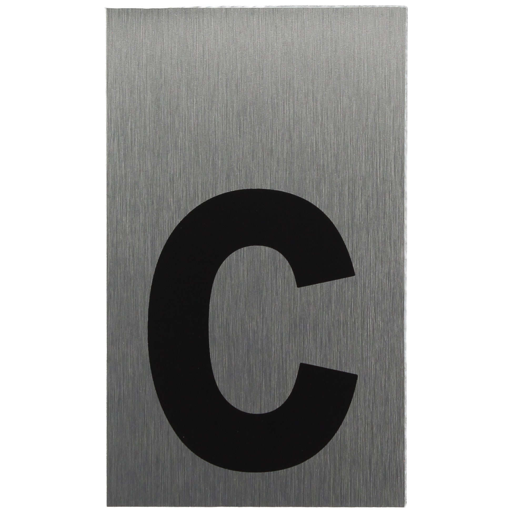 ALU-SCHILD "c" Alu-Schilder Buchstaben SEILFLECHTER Tauwerk GmbH 