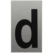 ALU-SCHILD "d" Alu-Schilder Buchstaben SEILFLECHTER Tauwerk GmbH 