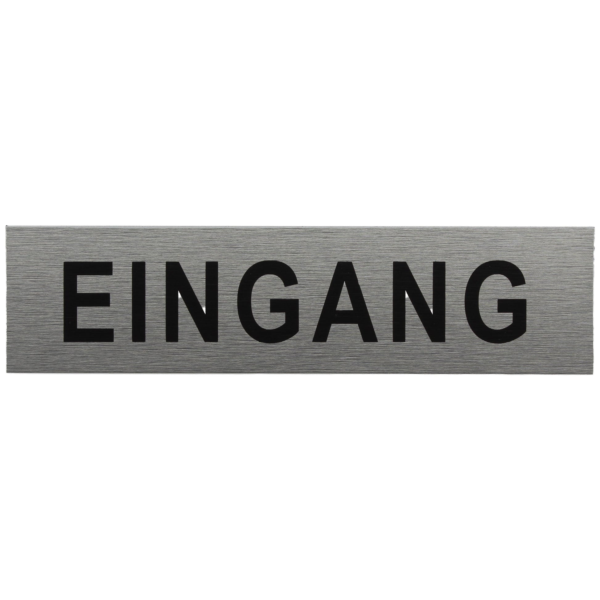 ALU-SCHILD "EINGANG" Alu-Schilder Hinweise SEILFLECHTER Tauwerk GmbH 