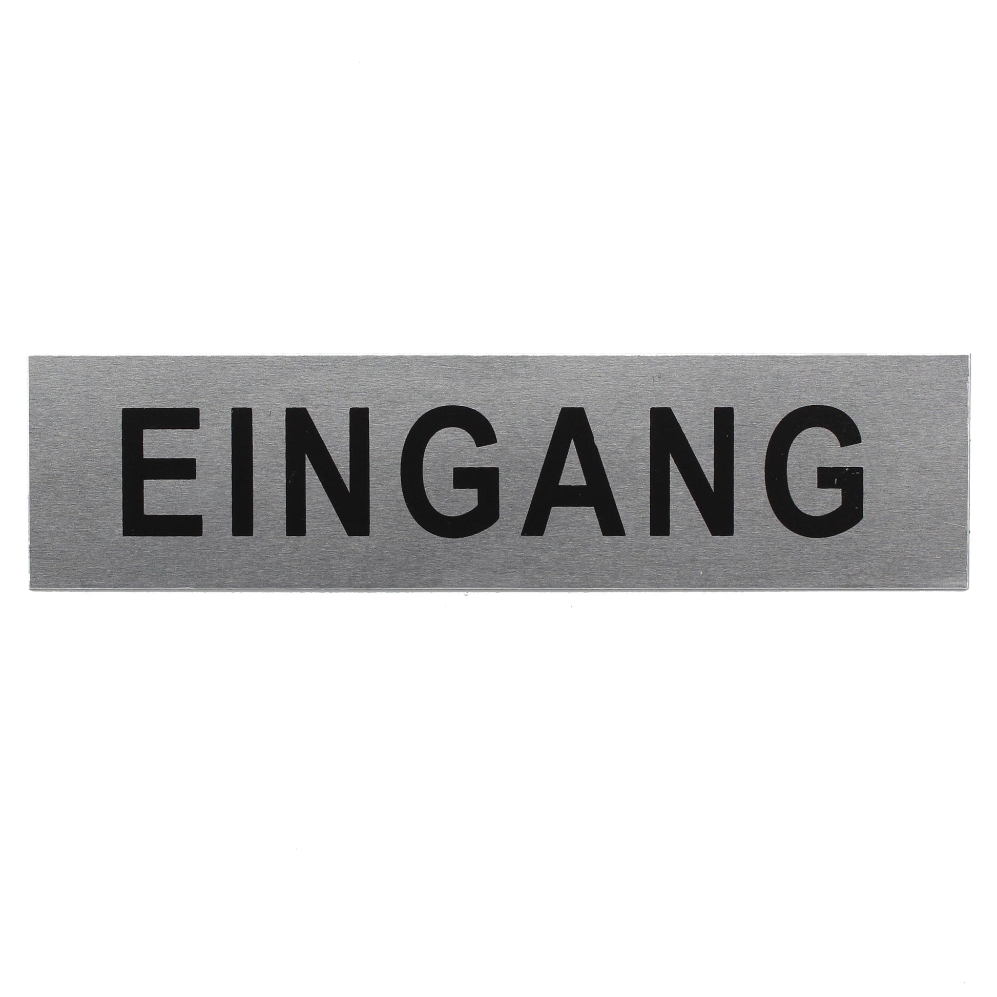ALU-SCHILD "EINGANG" Alu-Schilder Hinweise SEILFLECHTER Tauwerk GmbH 