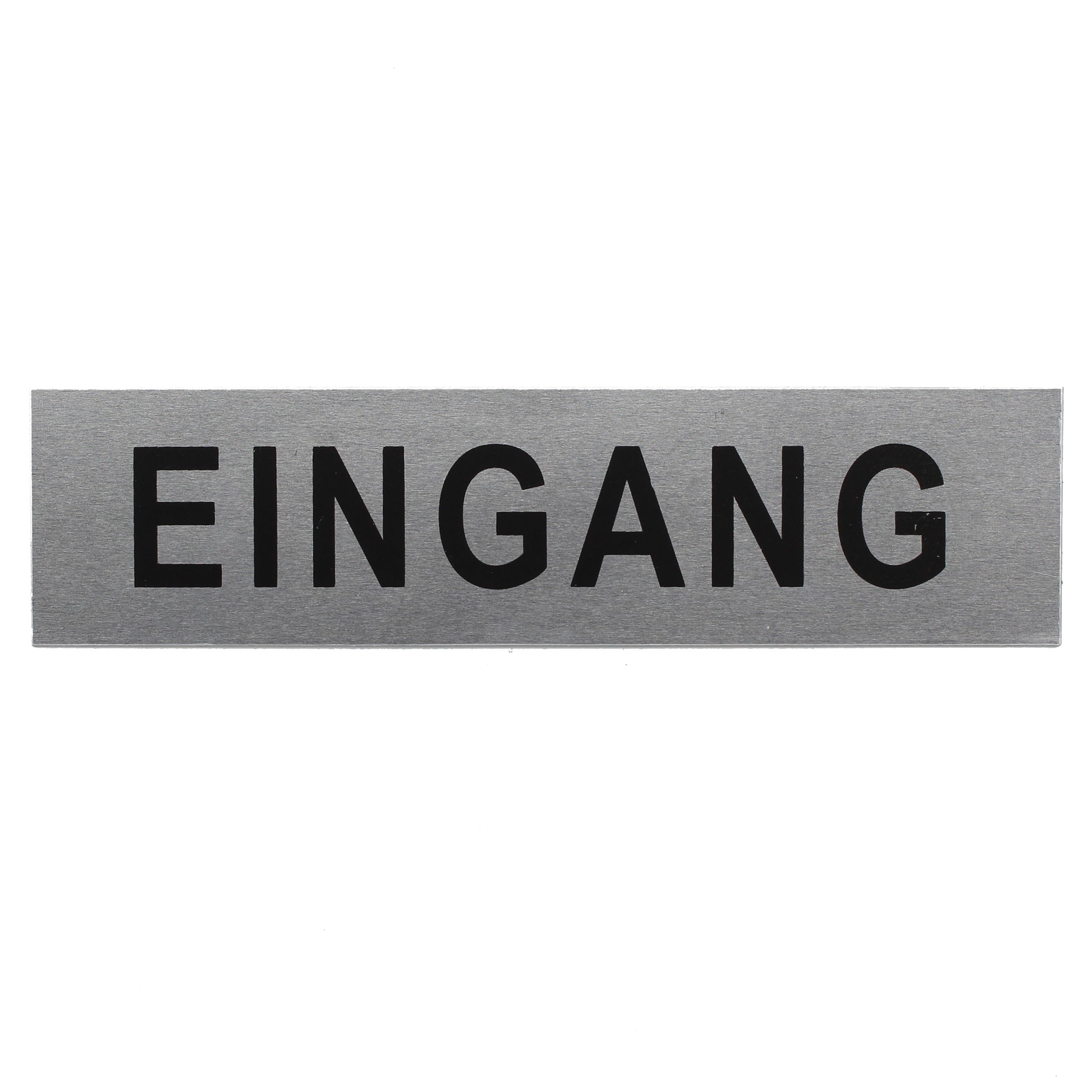 ALU-SCHILD "EINGANG" Alu-Schilder Hinweise SEILFLECHTER Tauwerk GmbH 