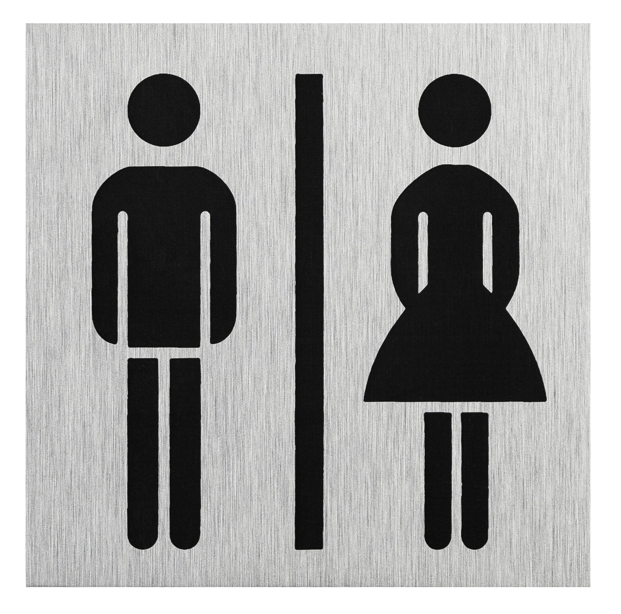 ALU-SCHILD "FRAU/MANN" Alu-Schilder Hinweise SEILFLECHTER Tauwerk GmbH 