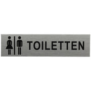 ALU-SCHILD "FRAU/MANN TOILETTE" Alu-Schilder Hinweise SEILFLECHTER Tauwerk GmbH 