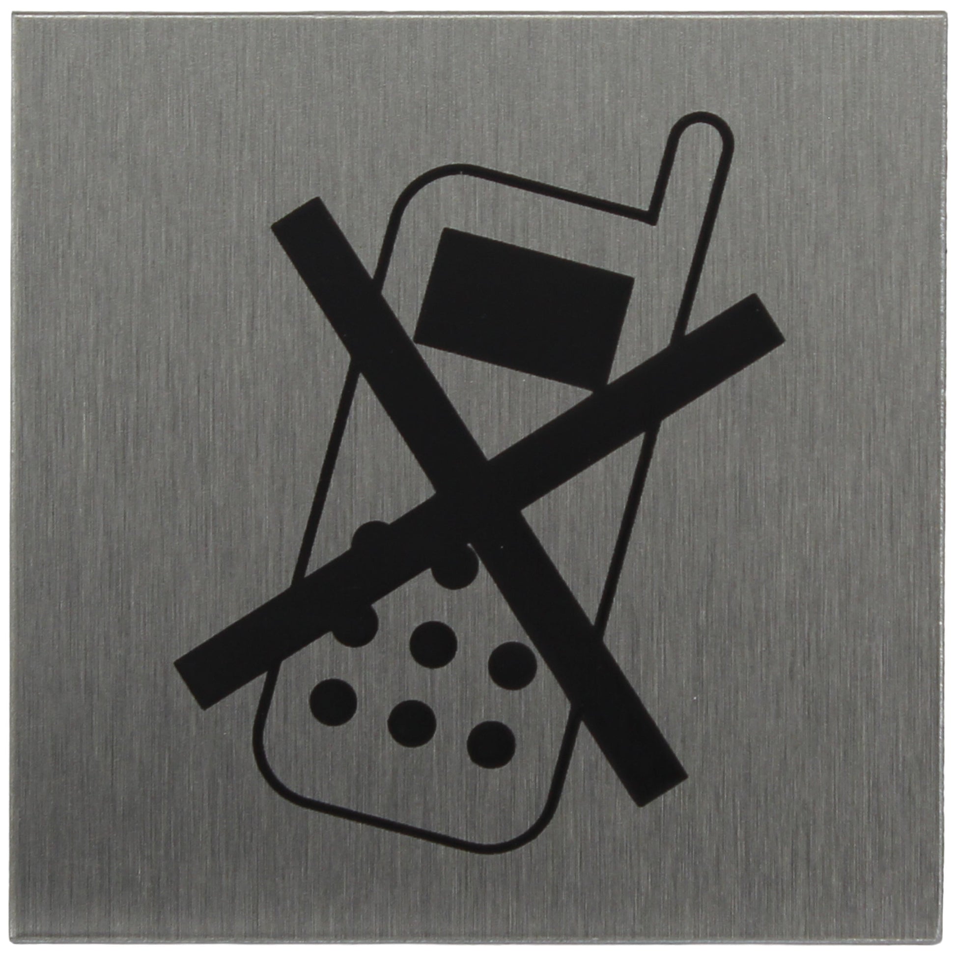 ALU-SCHILD "HANDY AUSSCHALTEN" Alu-Schilder Hinweise SEILFLECHTER Tauwerk GmbH 