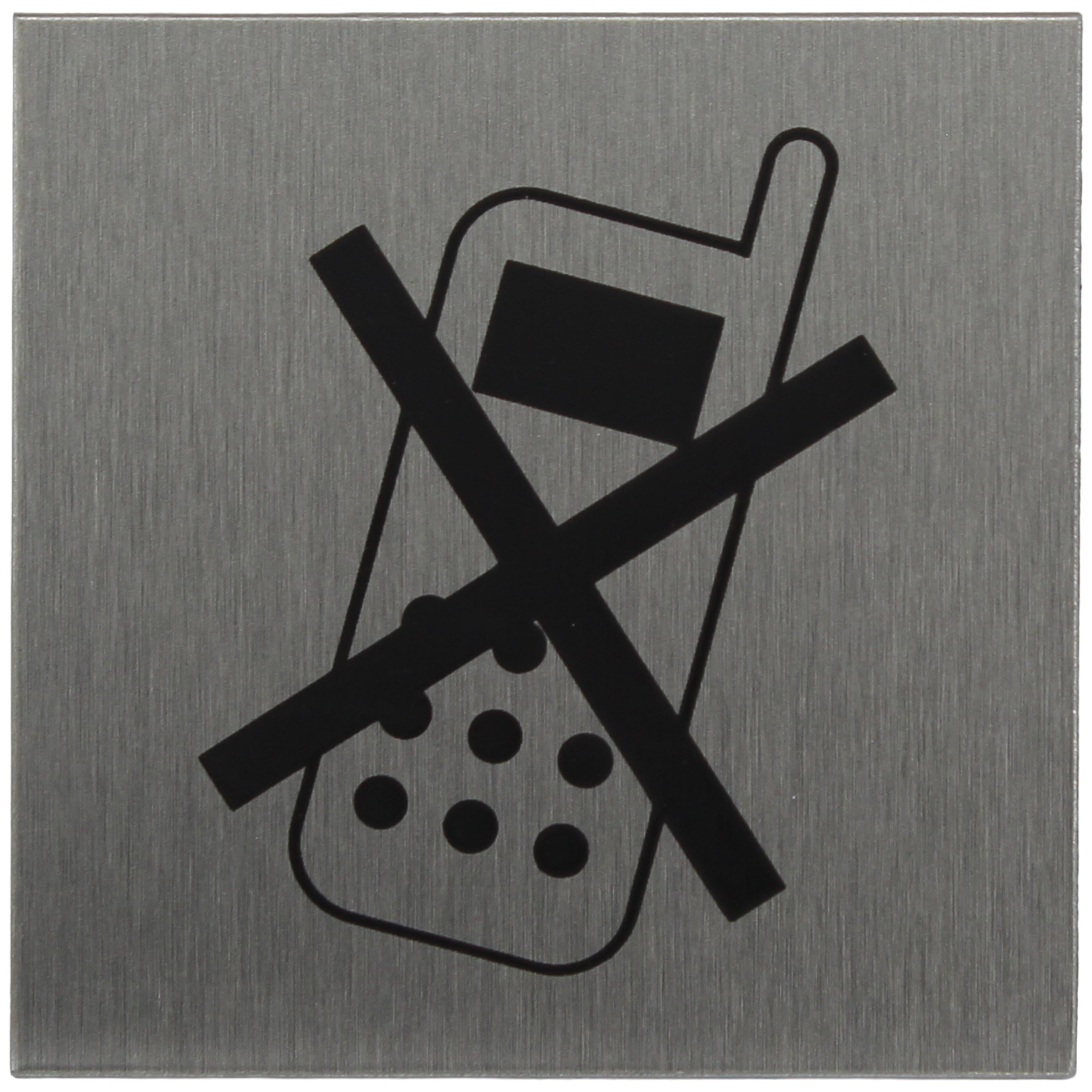 ALU-SCHILD "HANDY AUSSCHALTEN" Alu-Schilder Hinweise SEILFLECHTER Tauwerk GmbH 