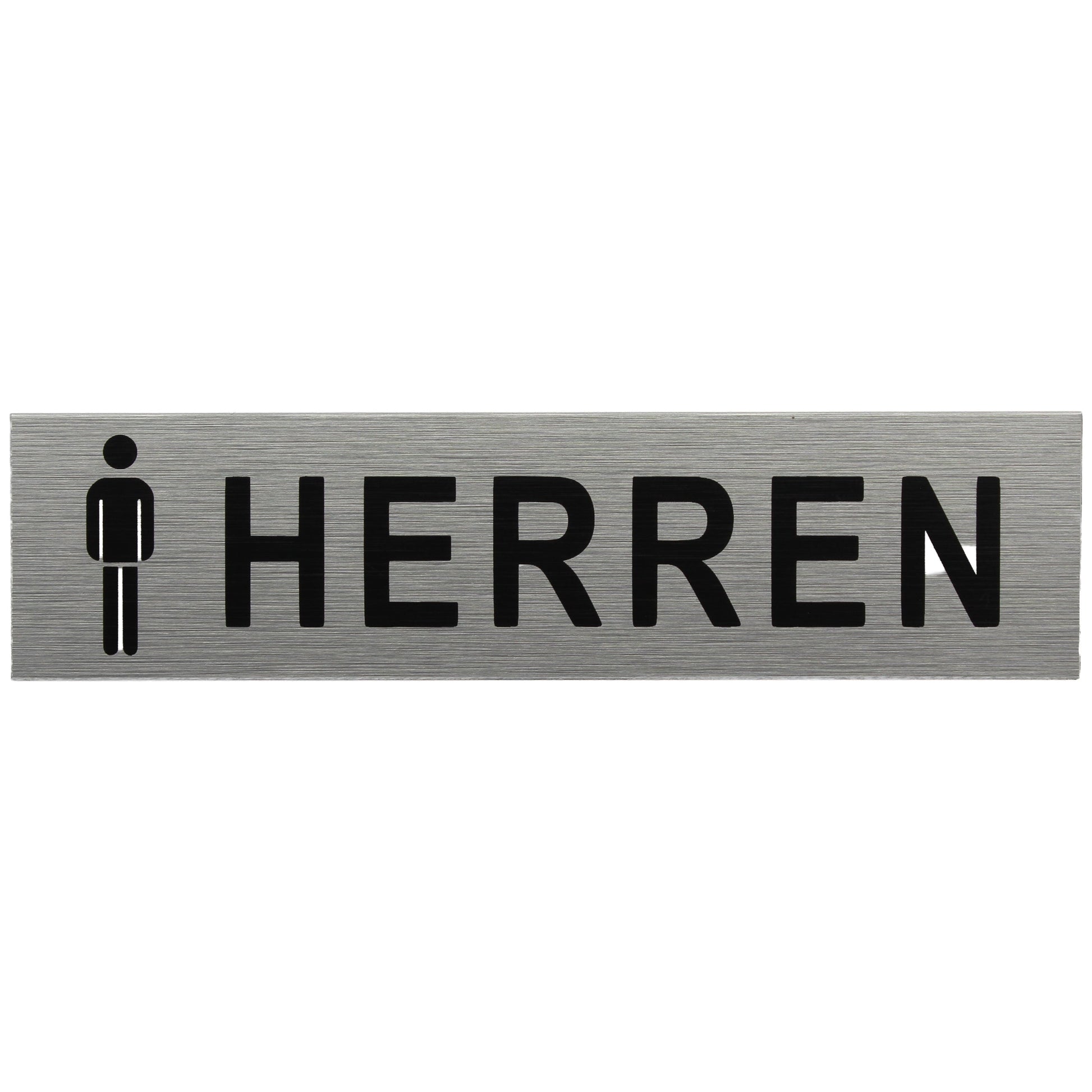 ALU-SCHILD "HERREN" Alu-Schilder Hinweise SEILFLECHTER Tauwerk GmbH 