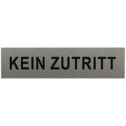 ALU-SCHILD "KEIN ZUTRITT" Alu-Schilder Hinweise SEILFLECHTER Tauwerk GmbH 