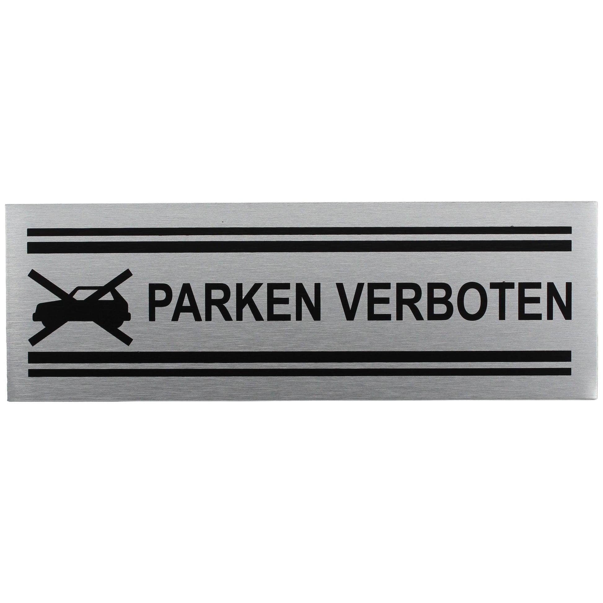 ALU-SCHILD "PARKEN VERBOTEN" Alu-Schilder Hinweise SEILFLECHTER Tauwerk GmbH 
